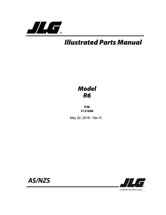 JLG R6 Scissor Lift Parts Catalog Manual