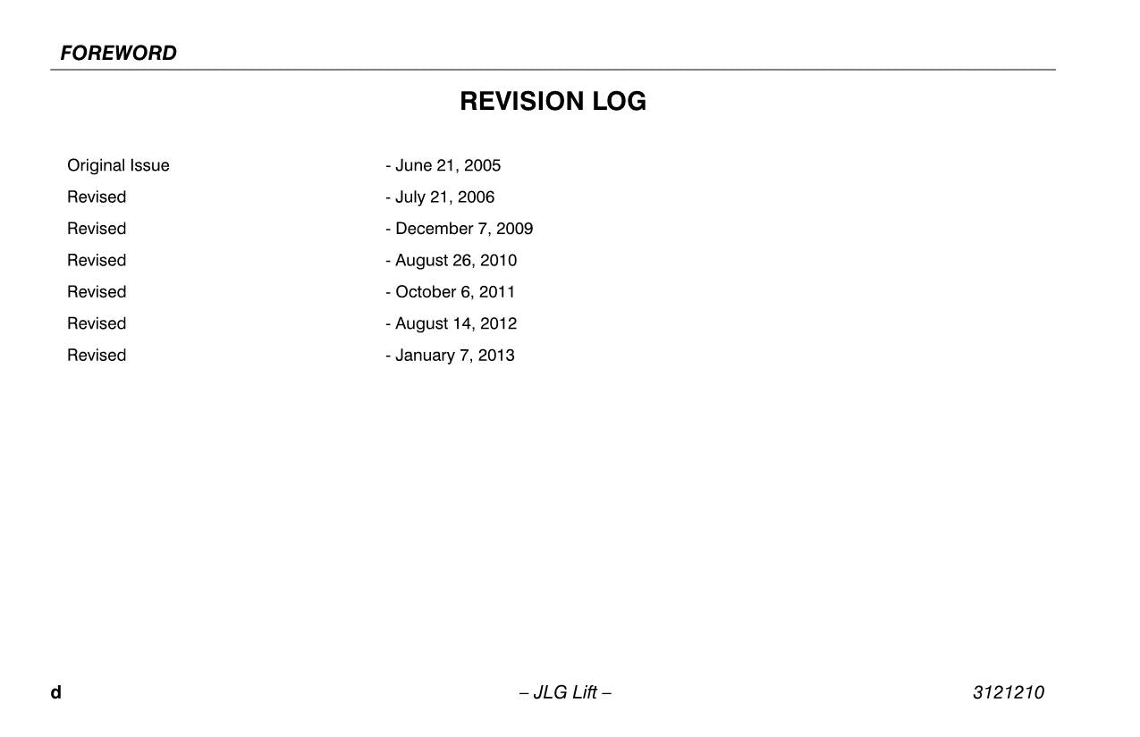 JLG E450A E450AJ M450A M450AJ Boom Lift Maintenance Operation Operators Manual