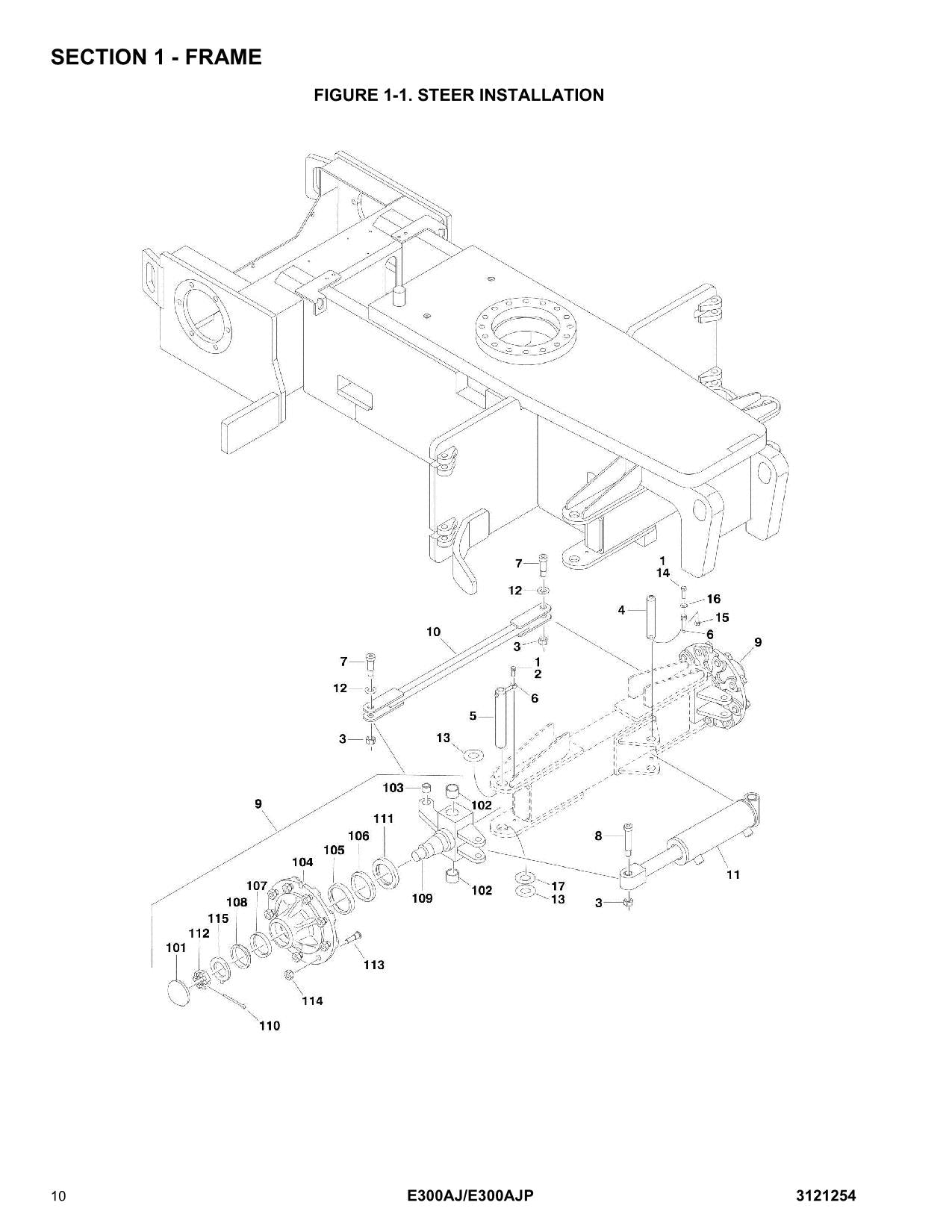 JLG E300AJ E300AJP Scissor Lift Parts Catalog Manual