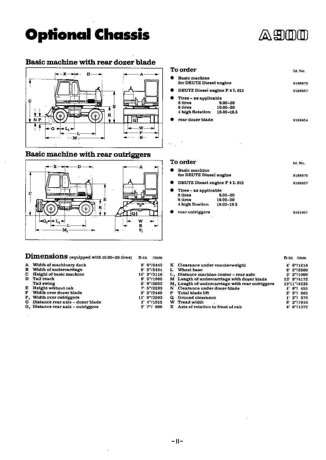 Liebherr A900 B Excavator  Operators manual