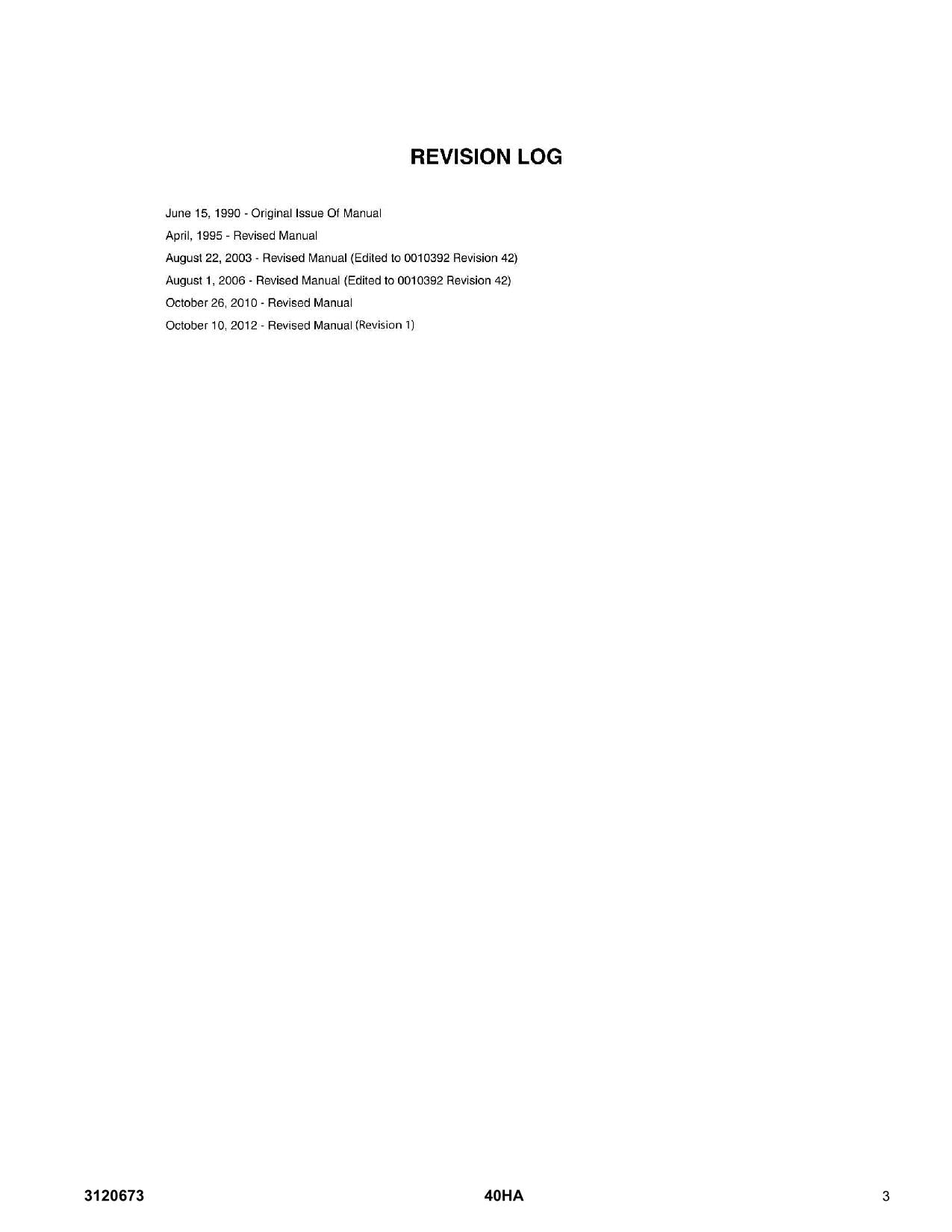 JLG 40HA Boom Lift Parts Catalog Manual 3120673