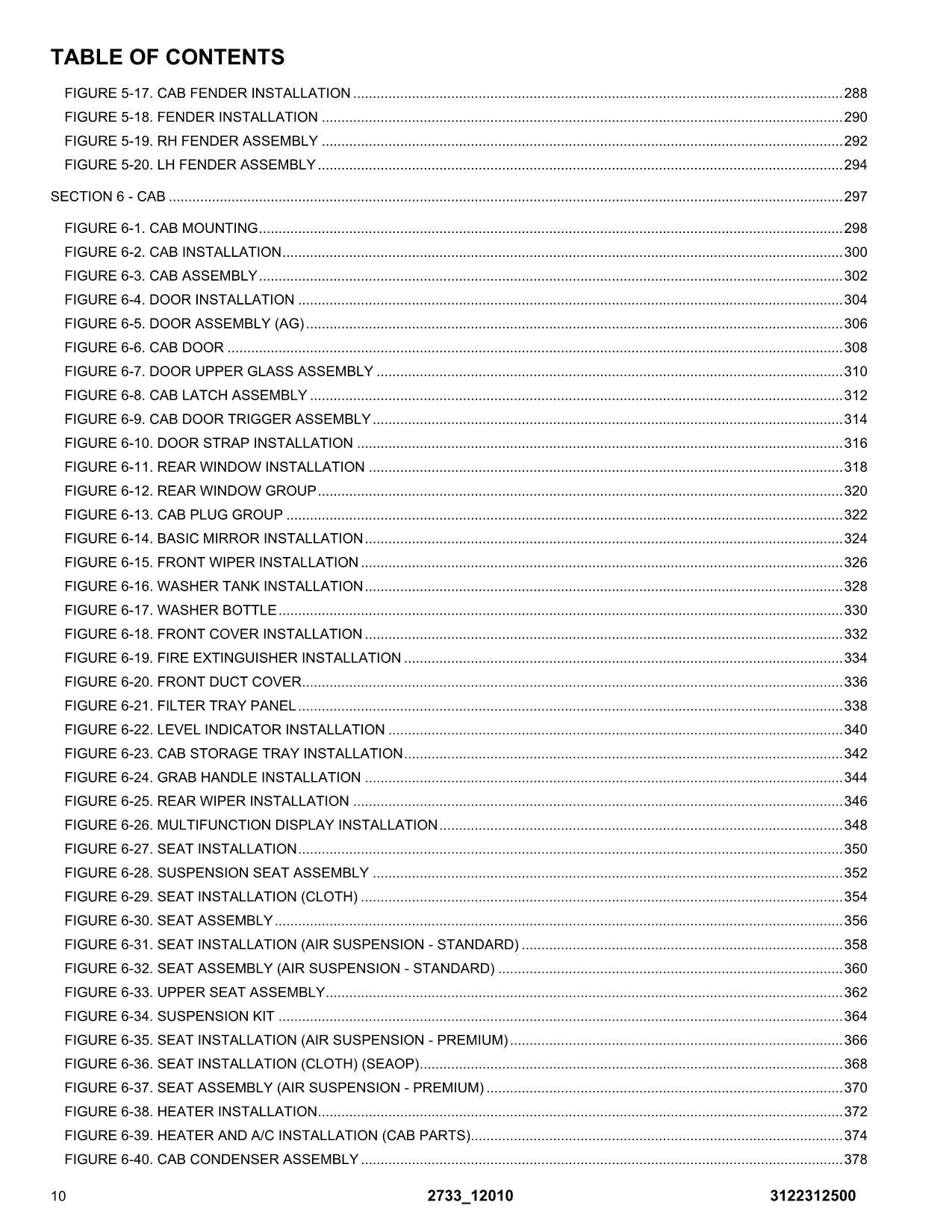 JLG  12010 2733 Telehandler Parts Catalog Manual