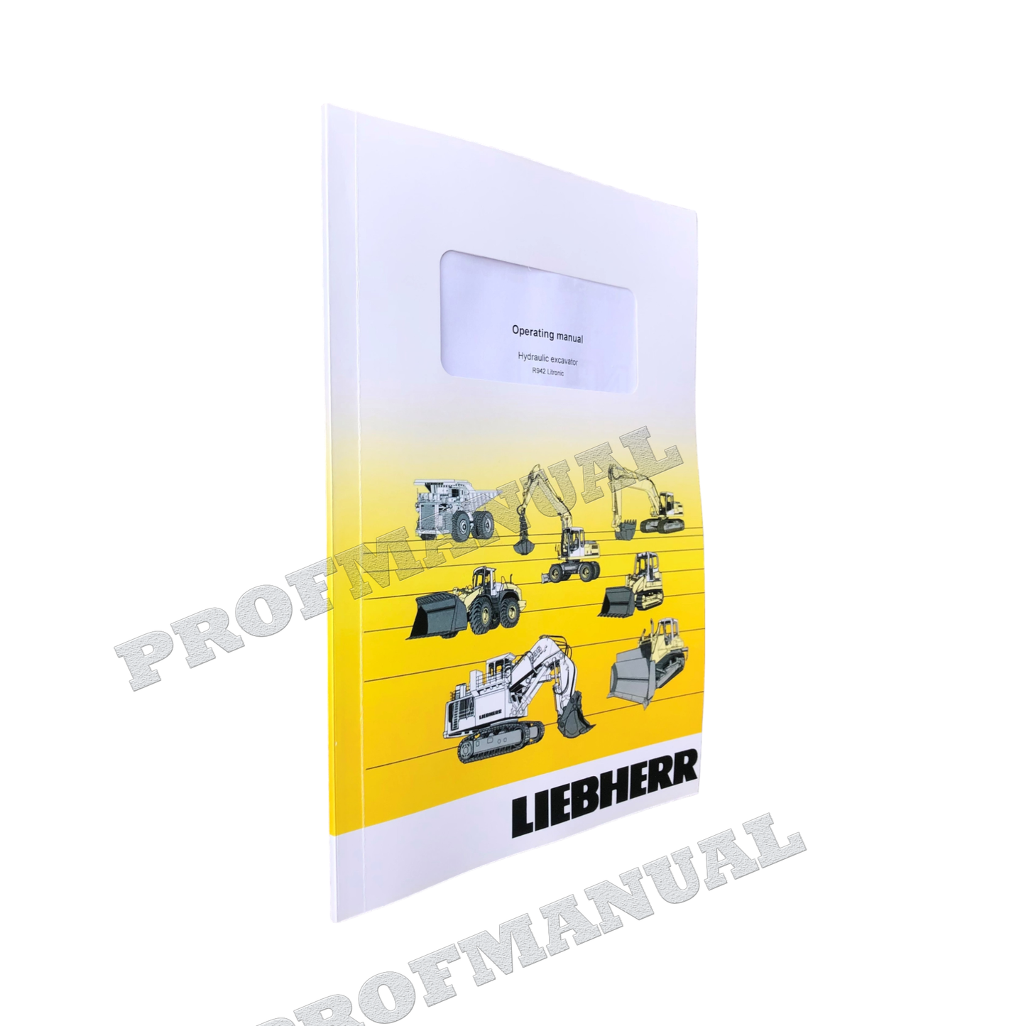 Liebherr R942 Litronic Excavator Operators manual serial .101