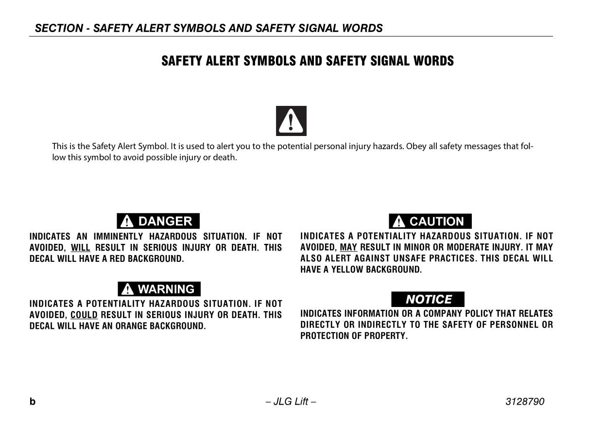 JLG X700AJ Compact Crawler Boom Maintenance Operation Operators Manual