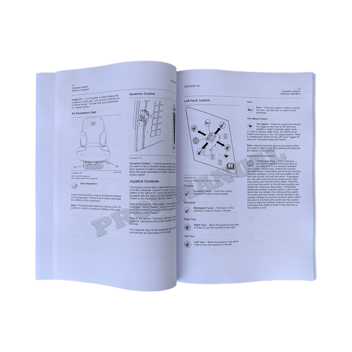 Caterpillar CAT 279C 289C 299C Compact Track Operators Manual