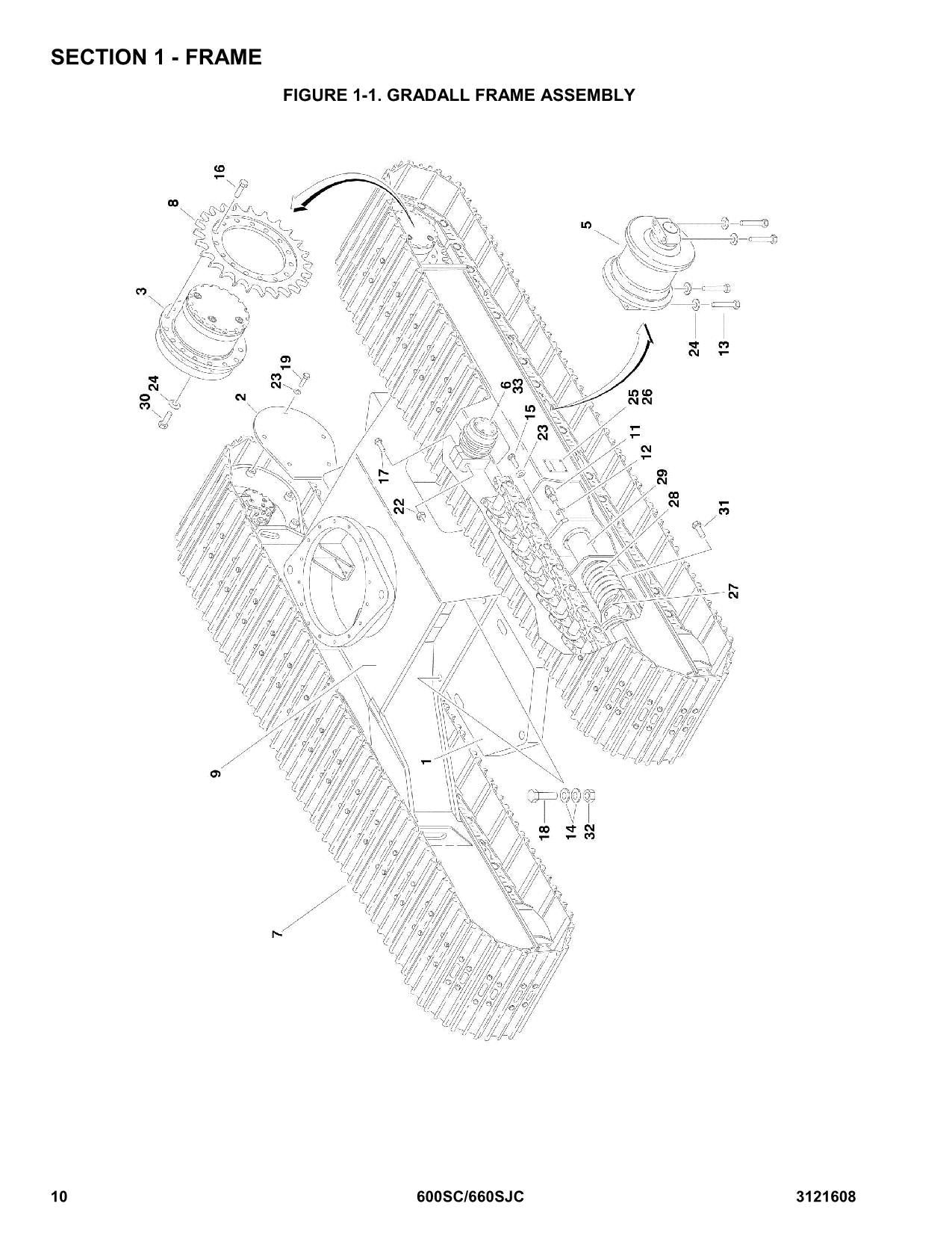 JLG 600SC 660SJC Boom Lift Parts Catalog Manual