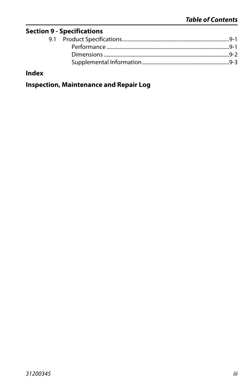 JLG 3513PS 4013PS 4014PS 4017PS Telehandler Operators Manual