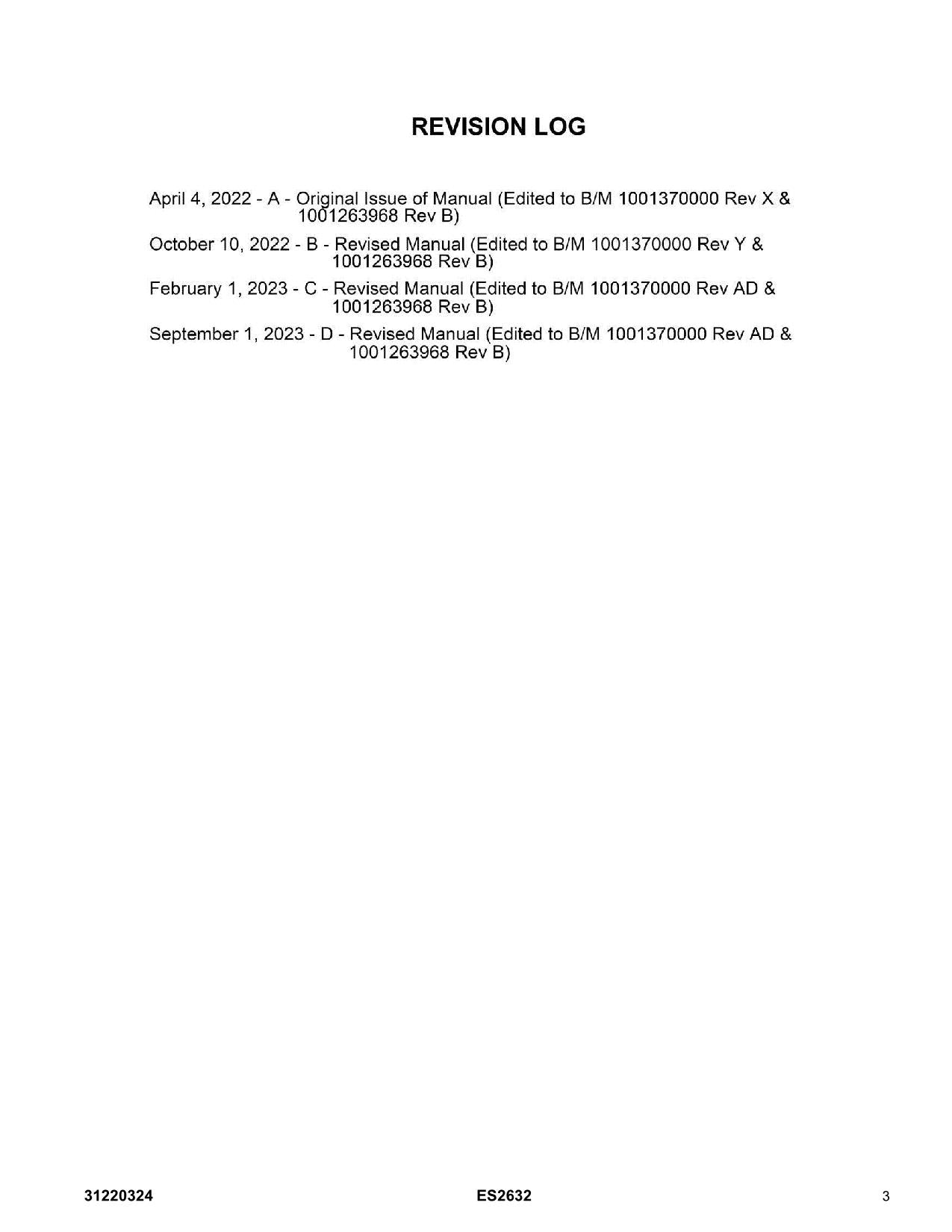 JLG  ES2632 Scissor Lift Parts Catalog Manual