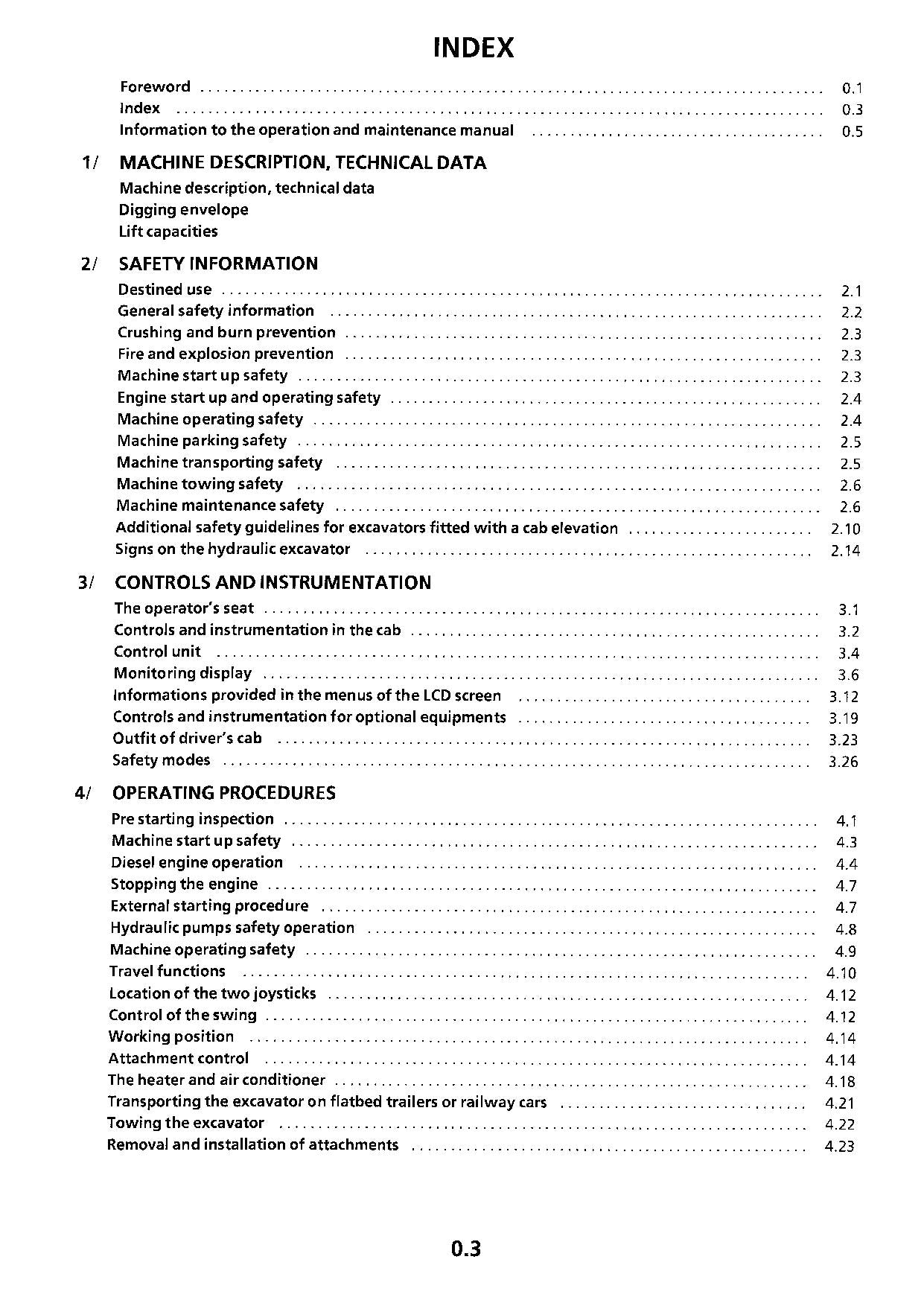 Liebherr R934 B Litronic Excavator Operators manual serial 9995