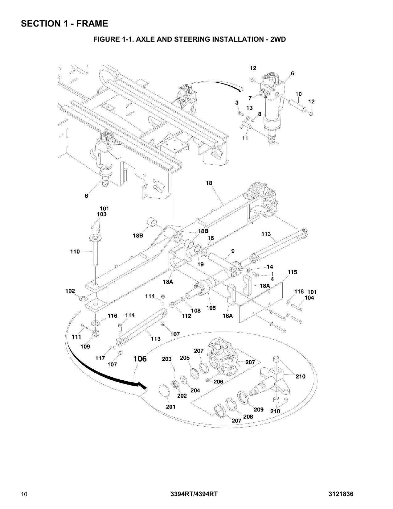 JLG 3394RT 4394RT Scissor Lift Parts Catalog Manual