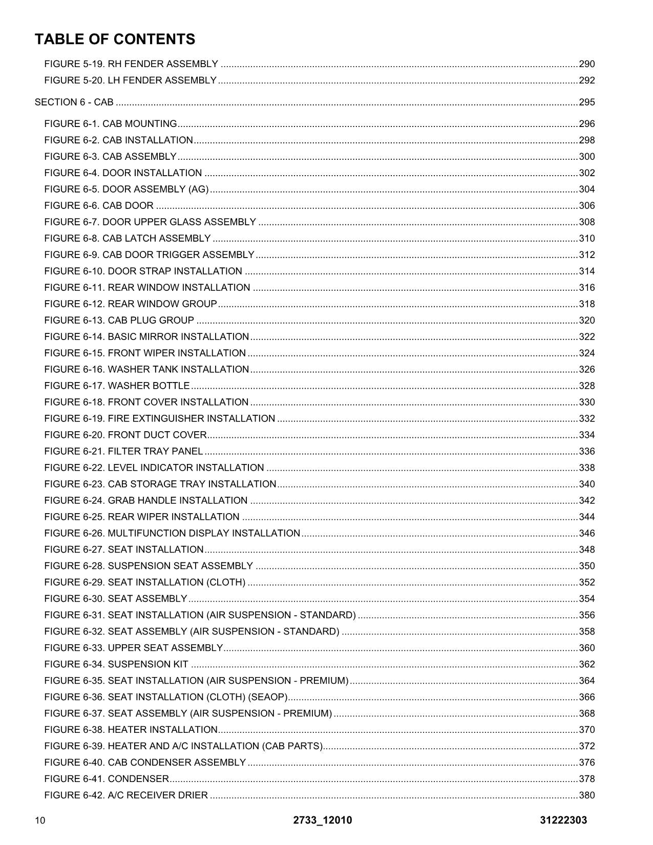 JLG 12010 2733 Telehandler Parts Catalog Manual 31222303