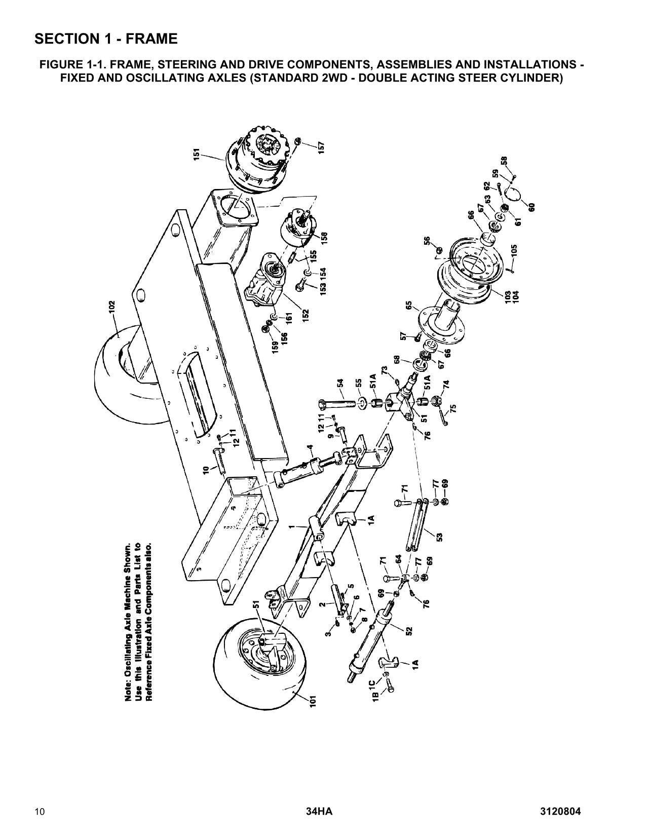 JLG 34HA Boom Lift Parts Catalog Hard Copy Manual