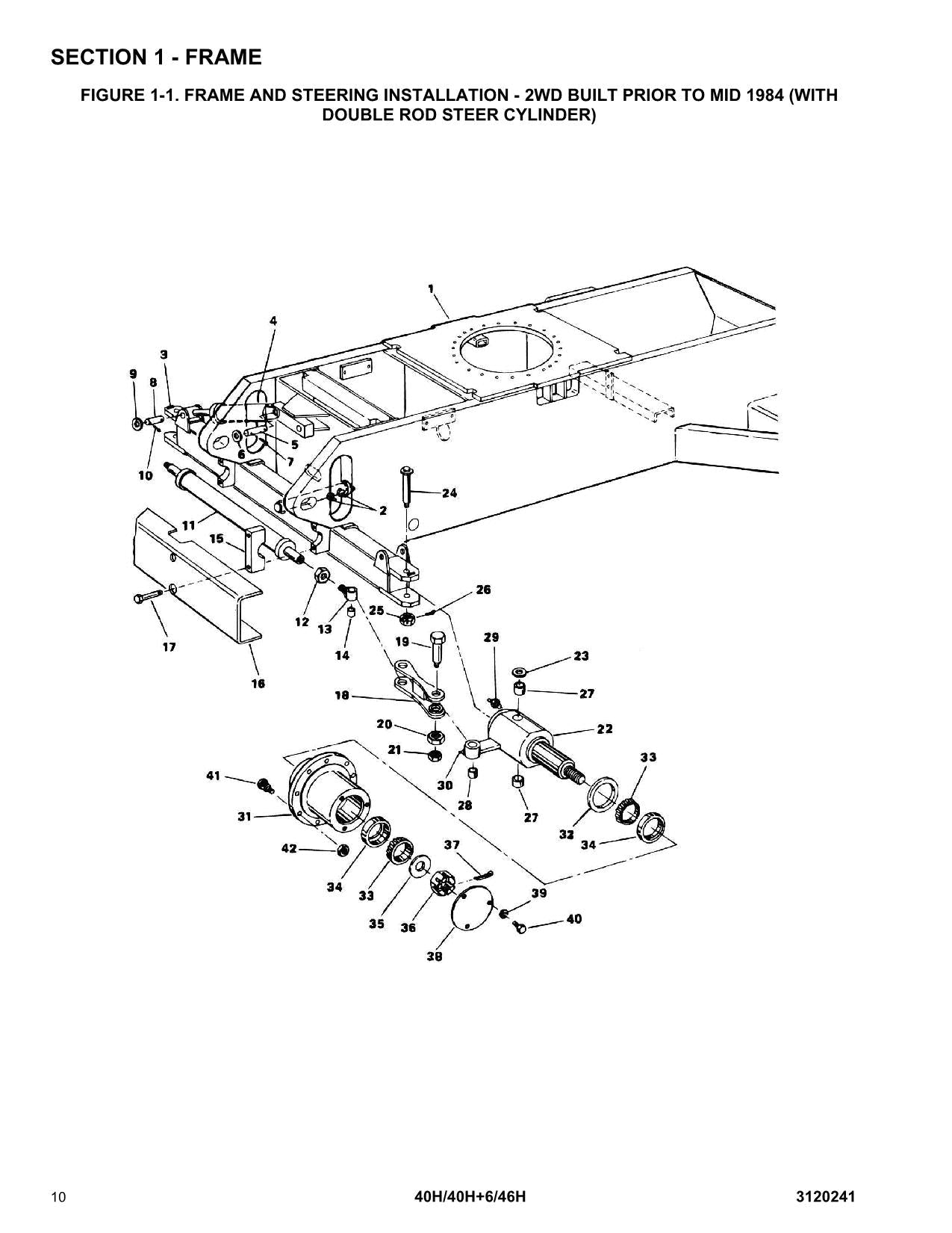 JLG 40H 40H+6 46H Boom Lift Parts Catalog Manual