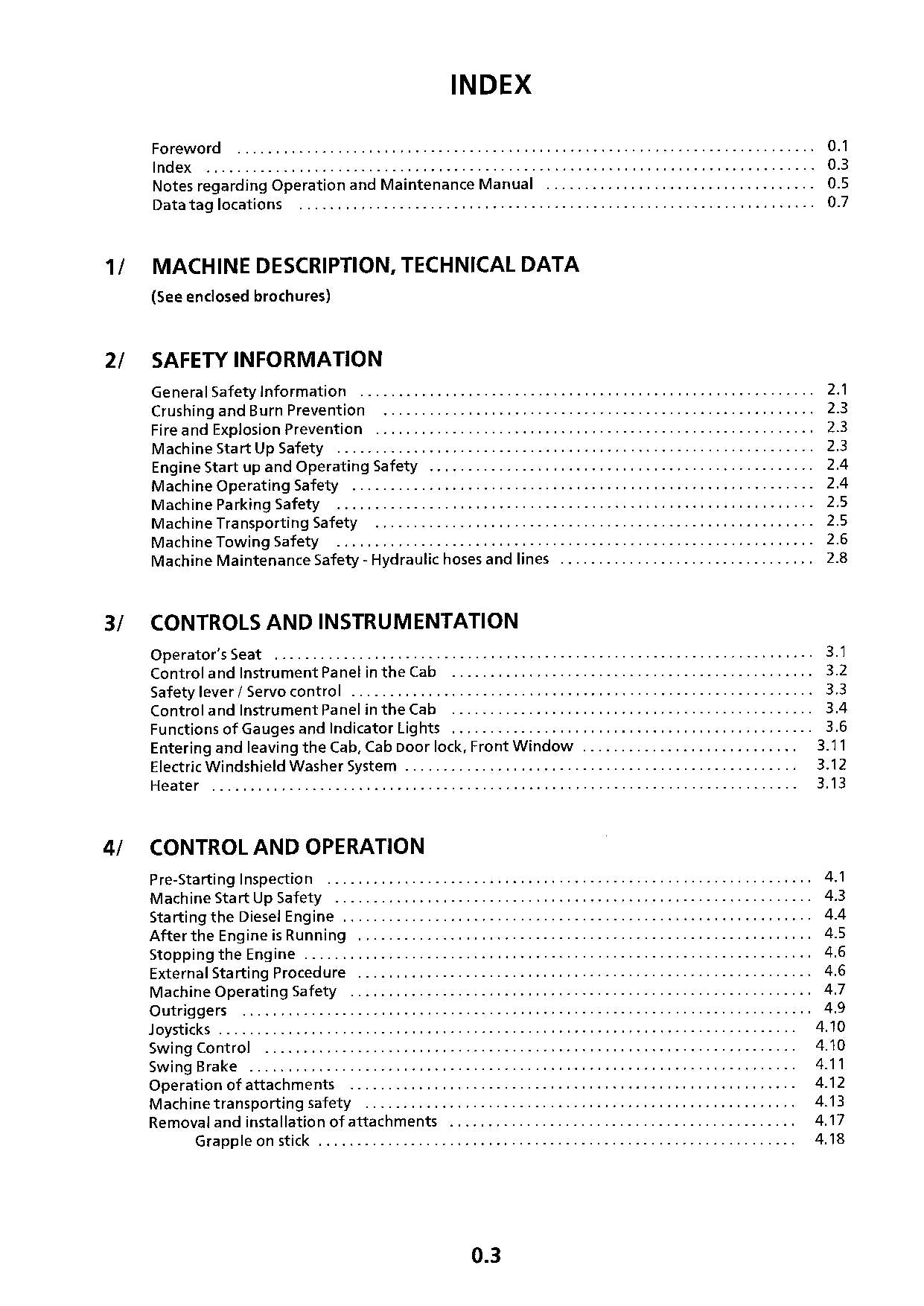 Liebherr A902 Material Handler Excavator Operators manual