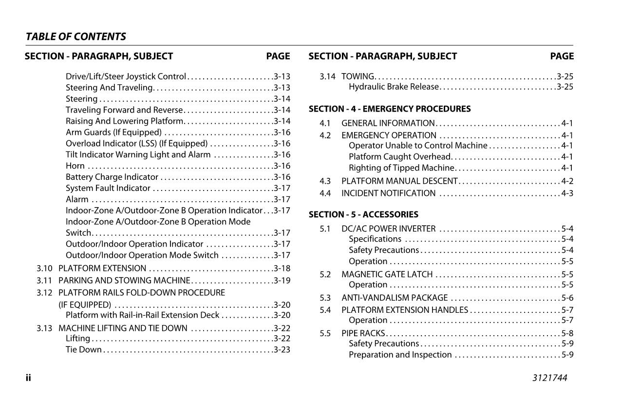 JLG 1532R 1932R Scissor Lift Maintenance Operation Operators Manual