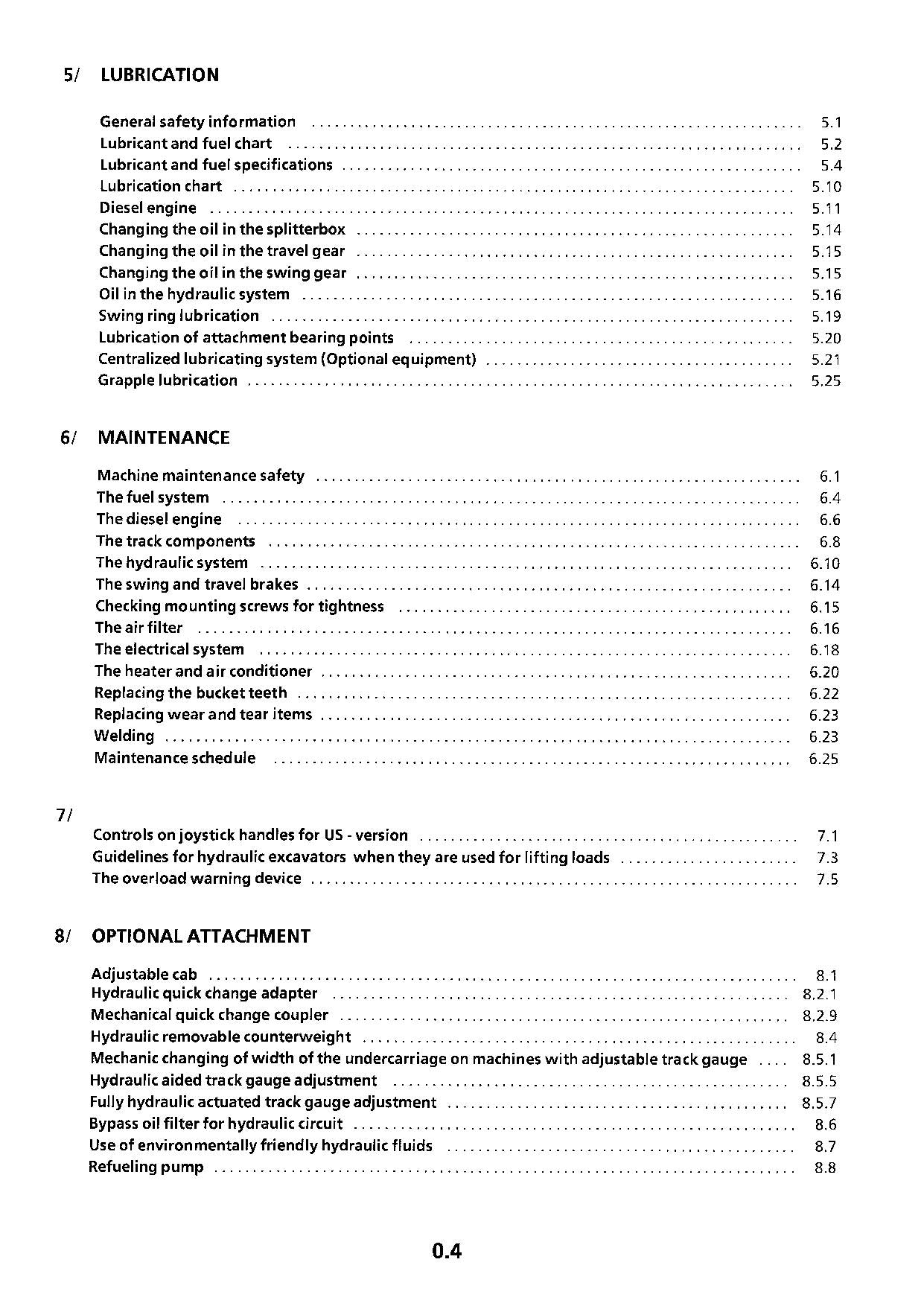 Liebherr R944 B Litronic Excavator Operators manual serial 14612