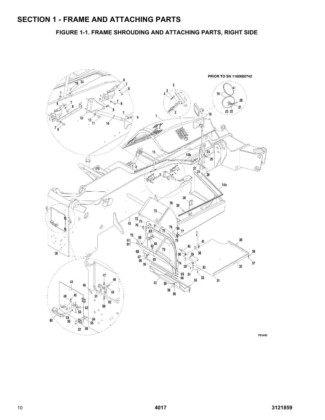 JLG 4017 Telehandler  Parts Catalog Manual