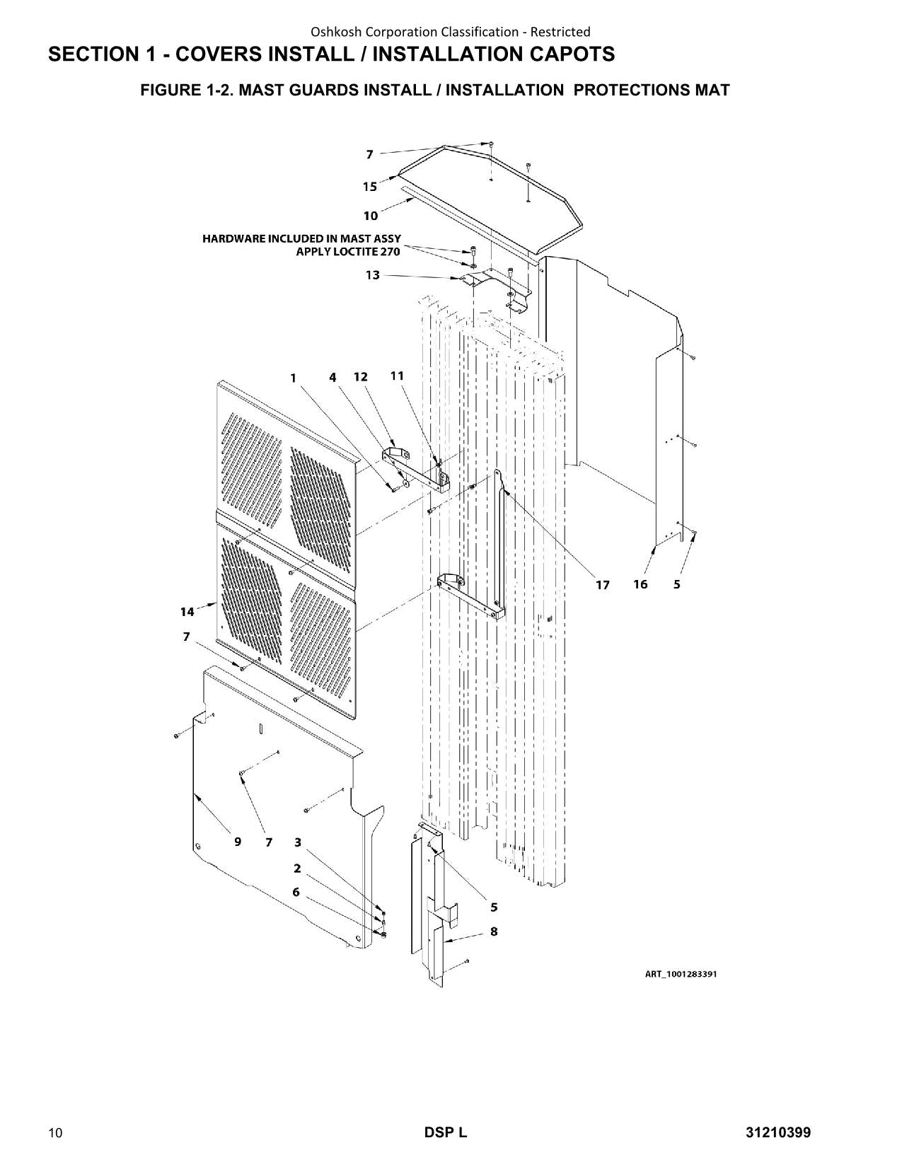 JLG DSP L Vertical Mast Parts Catalog Manual Multi language