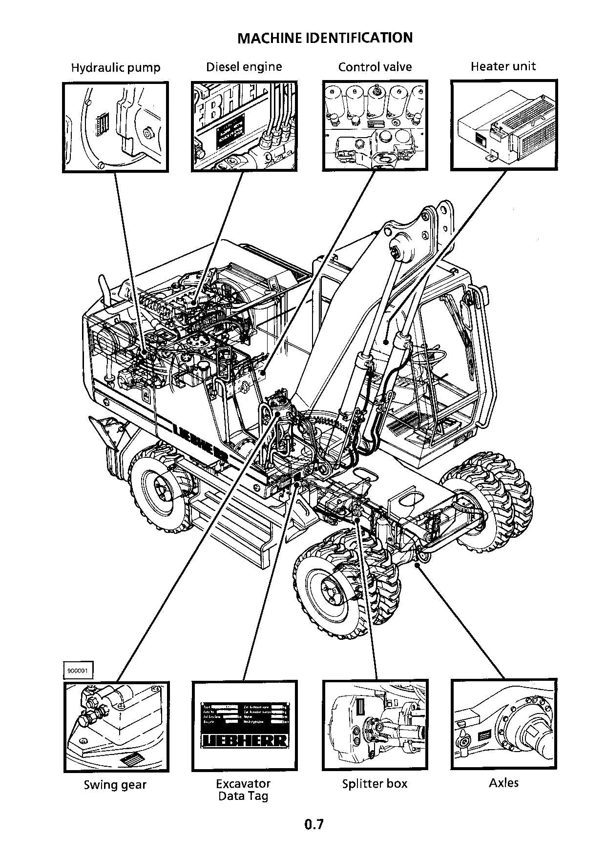 Liebherr A922 Litronic Excavator Operators manual