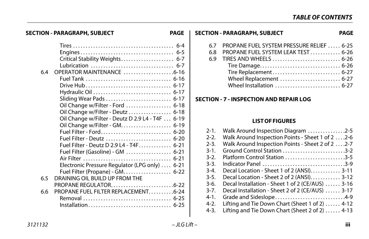 JLG 3394RT 4394RT Scissor Lift Maintenance Operation Operators Manual 3121132