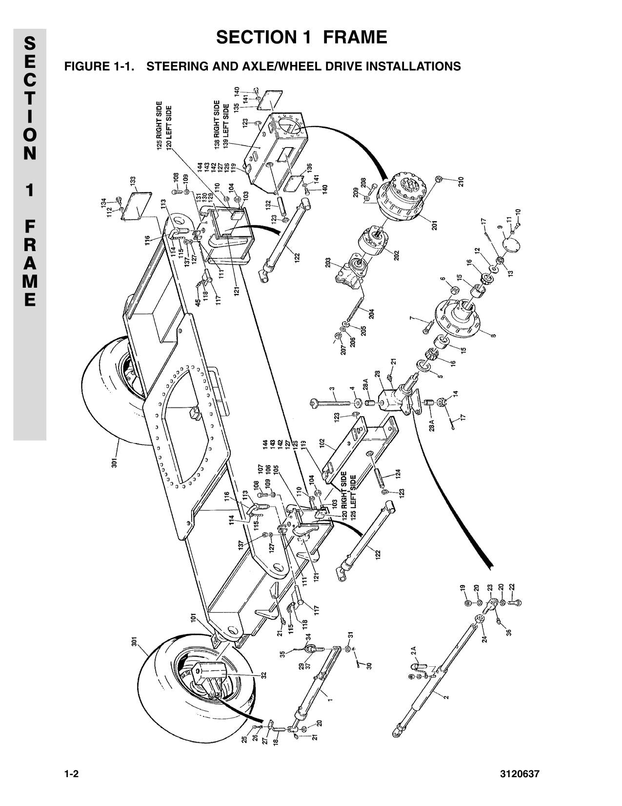 JLG 00HX 100HX+6 110HX 110HXER Boom Lift Parts Catalog Manual