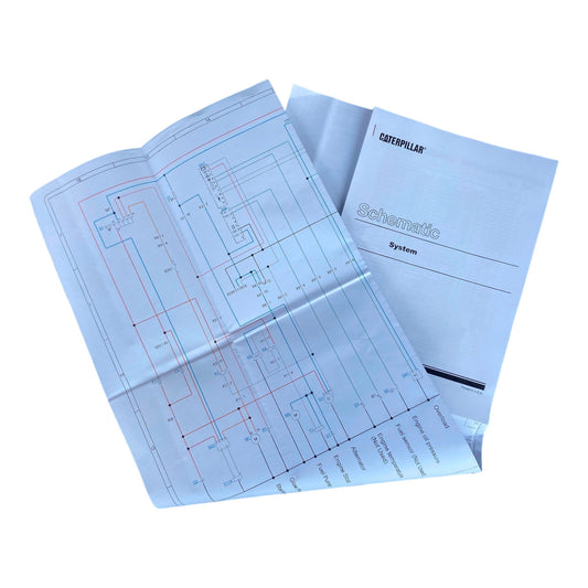 Caterpillar 16H Motor Grader Electric System 172-9943 Schematic Service Manual