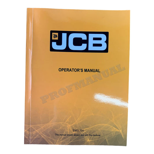 JCB 8018 CTS Mini Excavator Operators Manual