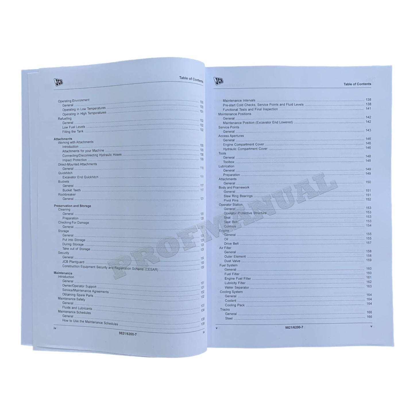 JCB 85Z-1 86C-1 Compact Excavator Operators Manual