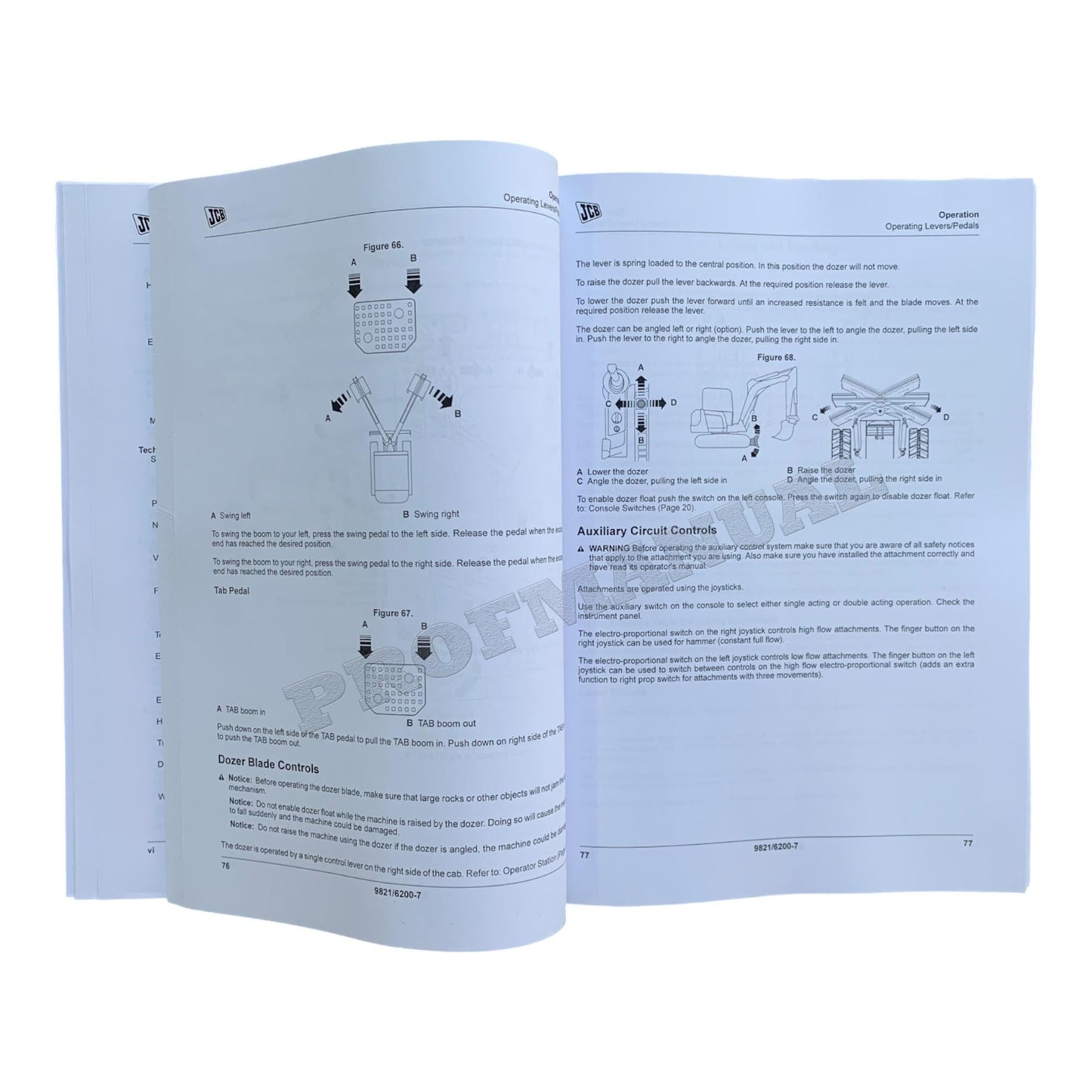 JCB 85Z-1 86C-1 Compact Excavator Operators Manual