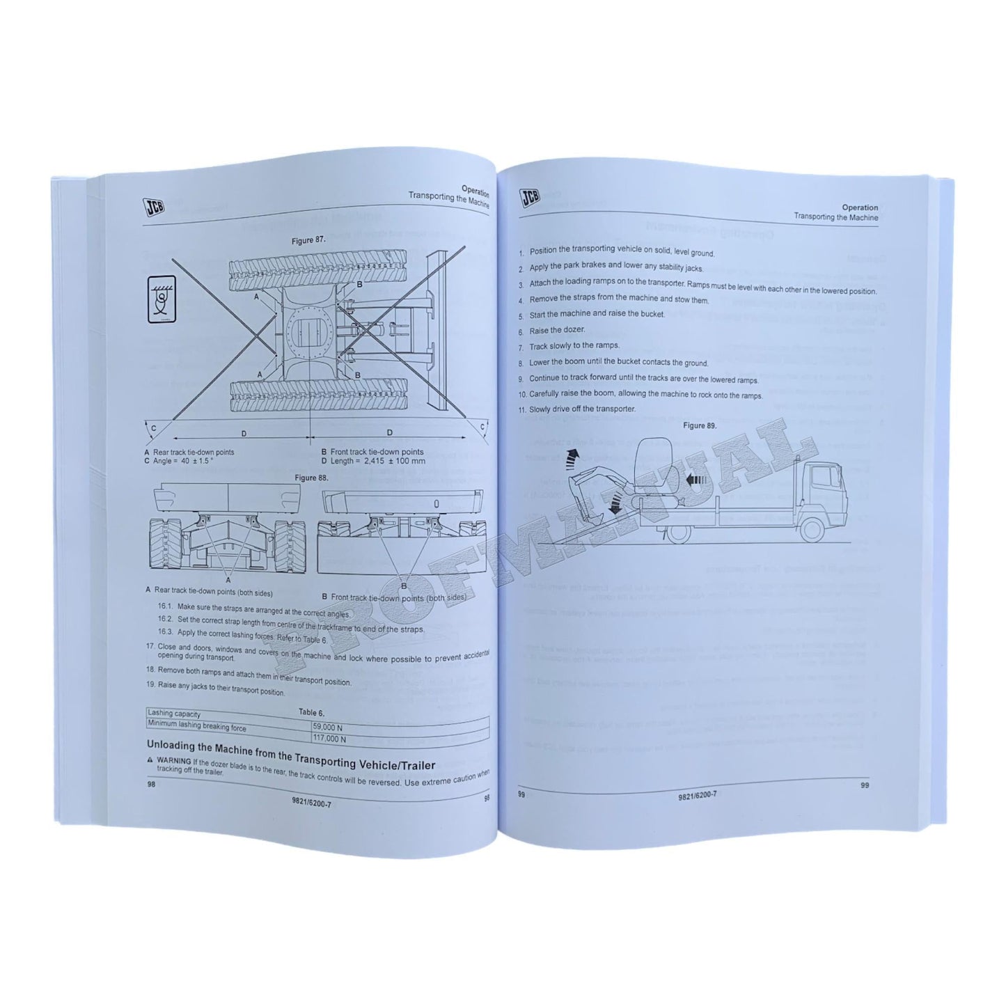 JCB 85Z-1 86C-1 Compact Excavator Operators Manual