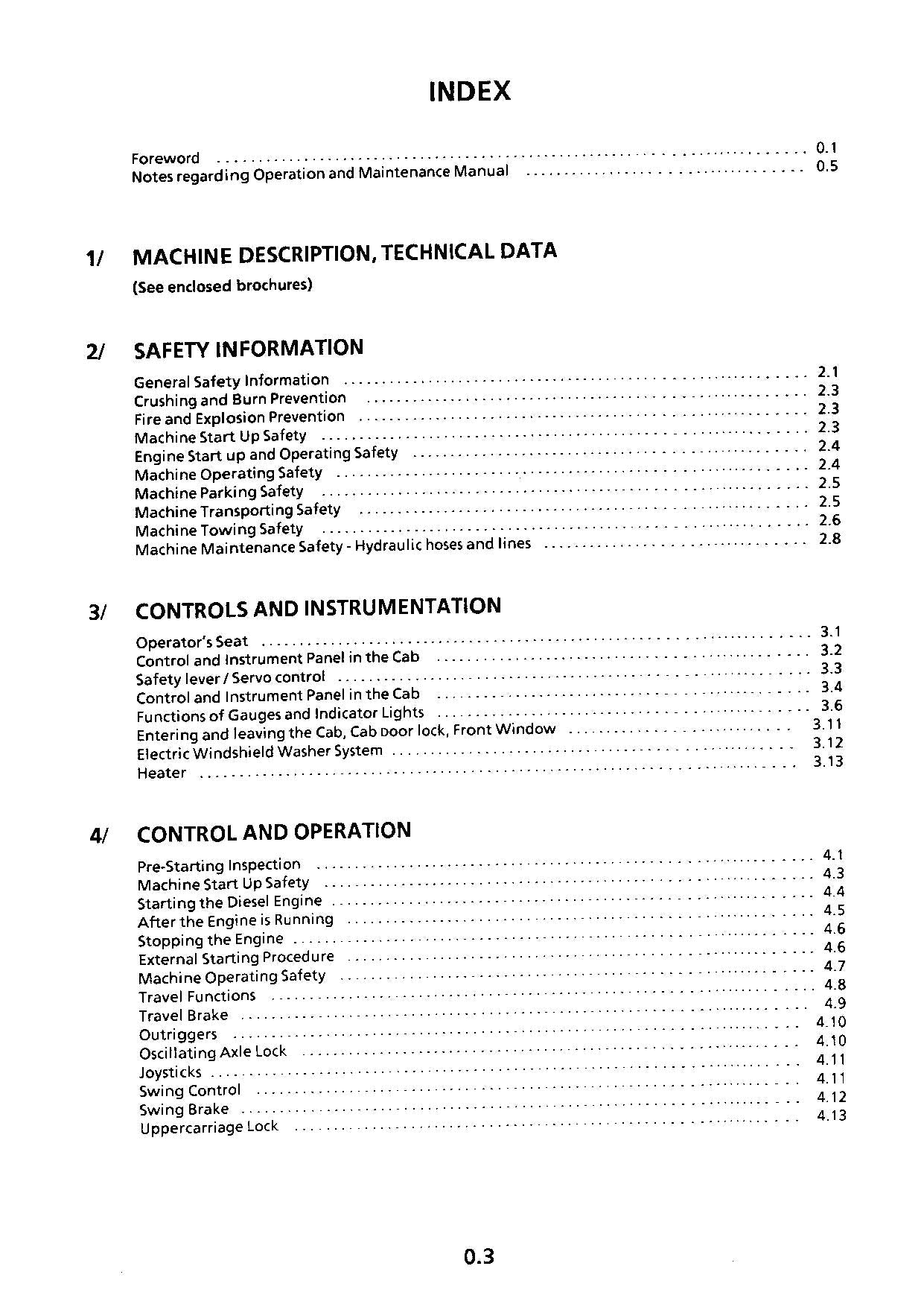 Liebherr A954 Litronic Excavator Operators manual