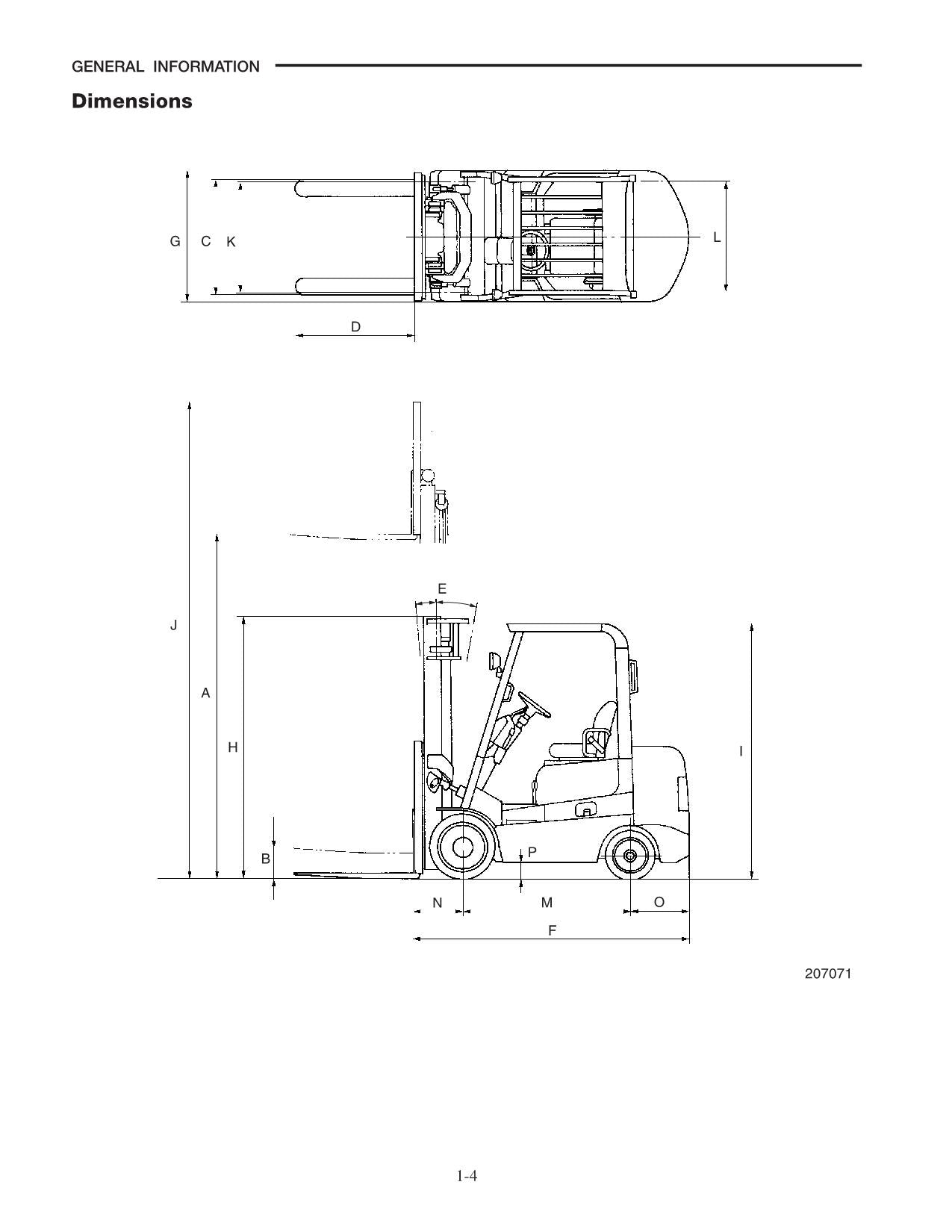 Caterpillar Lift Truck GC15K GC18K GC20K GC20K HP Chassis Mast Service Manual