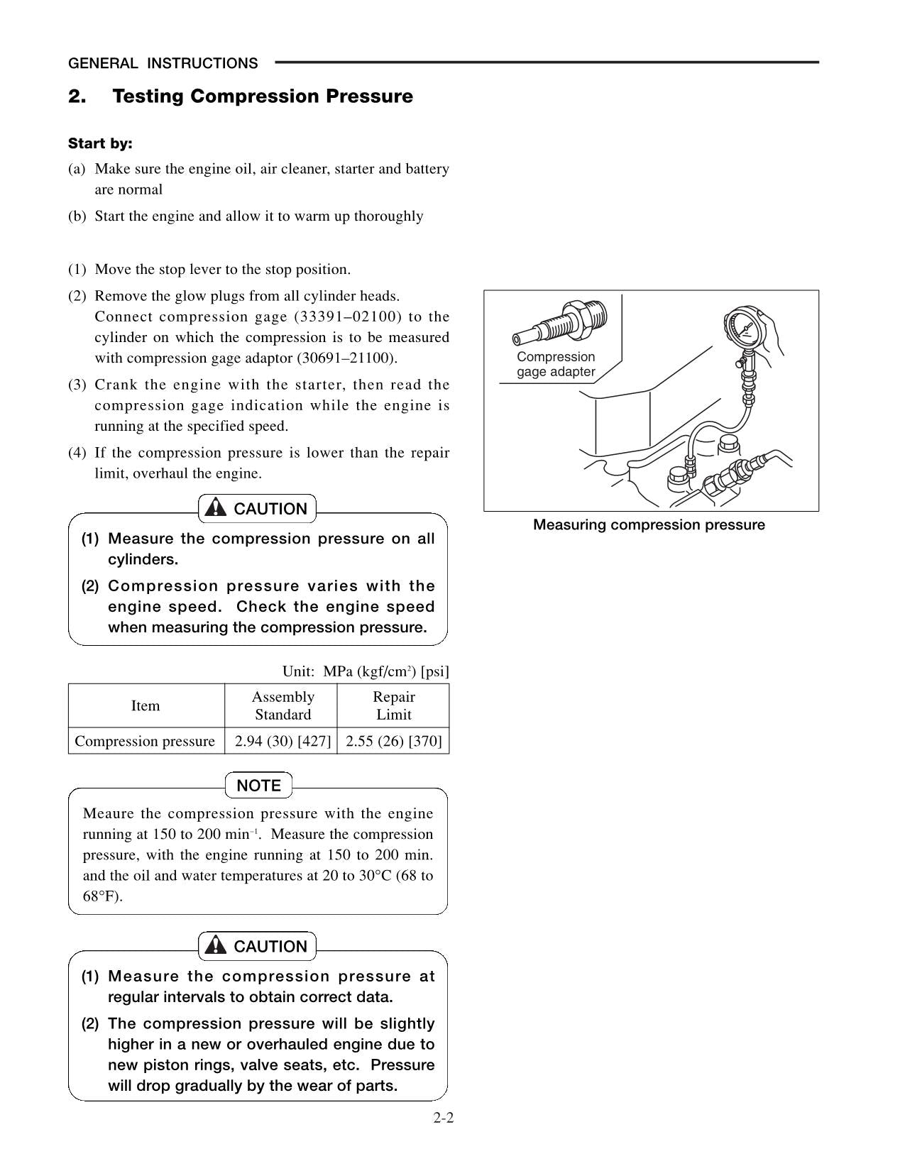 Caterpillar Lift Trucks DP15N DP18N DP20CN S4Q2 Diesel Engine Service Manual