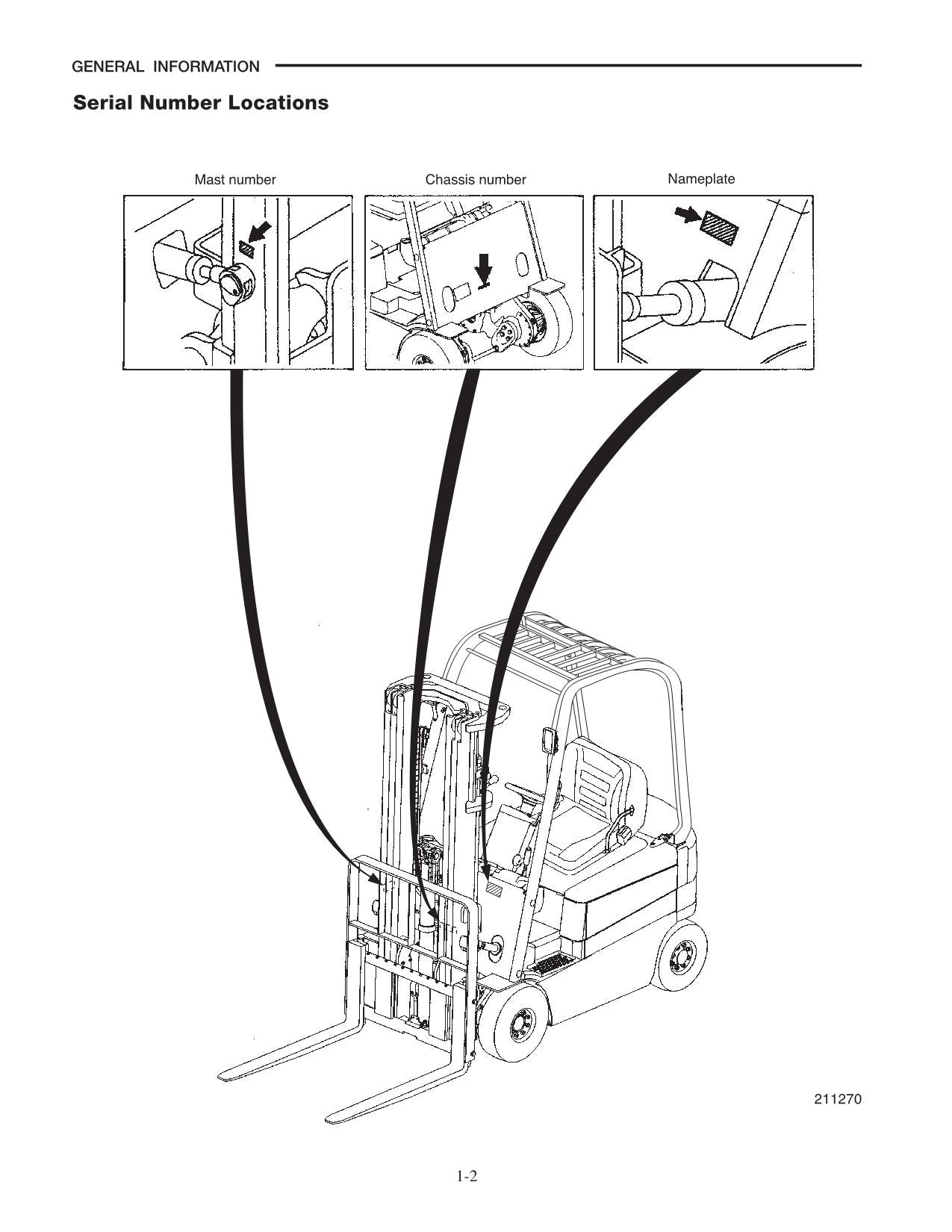 Caterpillar Lift Truck EP16N-48v EP18N-48v EP20CN-48v Chassi Mast Service Manual