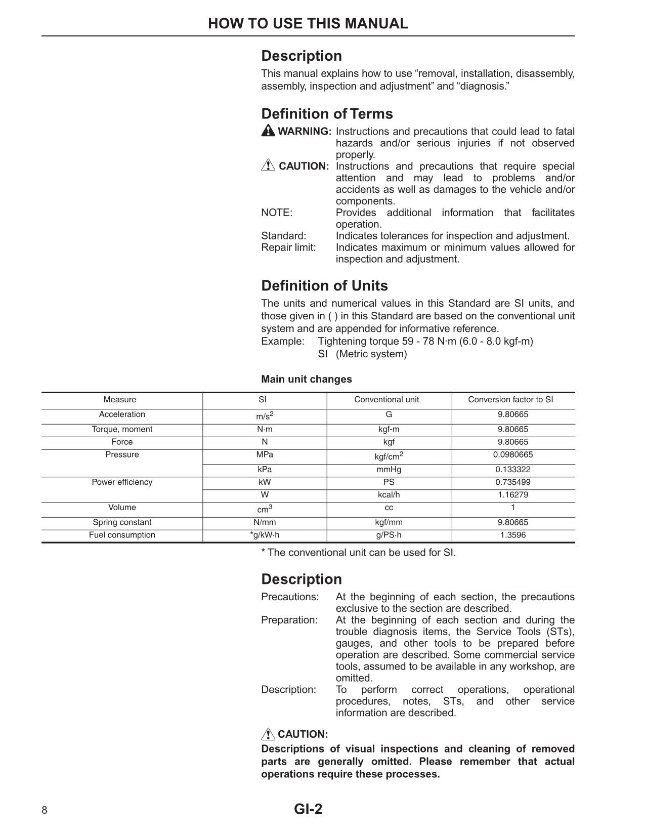 Caterpillar Forklift K21 K25 Gasoline Engine Service Manual