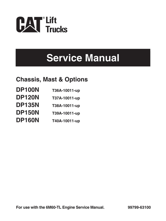 Caterpillar Forklift DP100N DP120N DP135N DP150N Options Service Manual