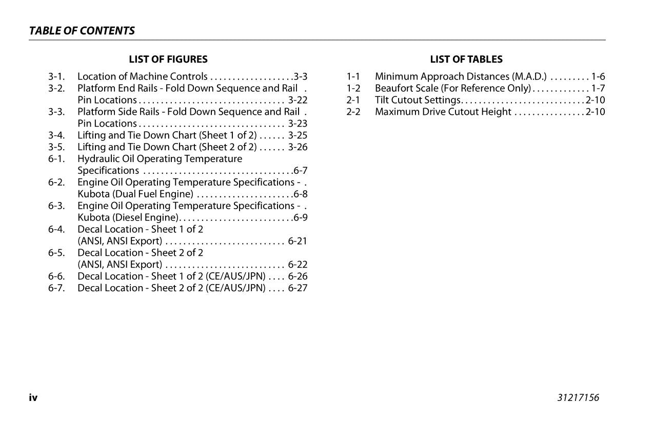 JLG 330LRT 430LRT Boom Lift Maintenance Operation Operators Manual