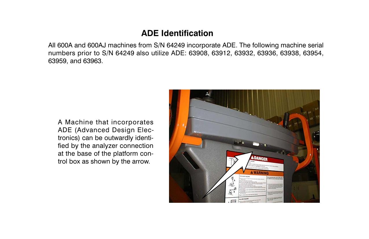 JLG 600A 600AJ Boom Lift Maintenance Operation Operators Manual 3121204