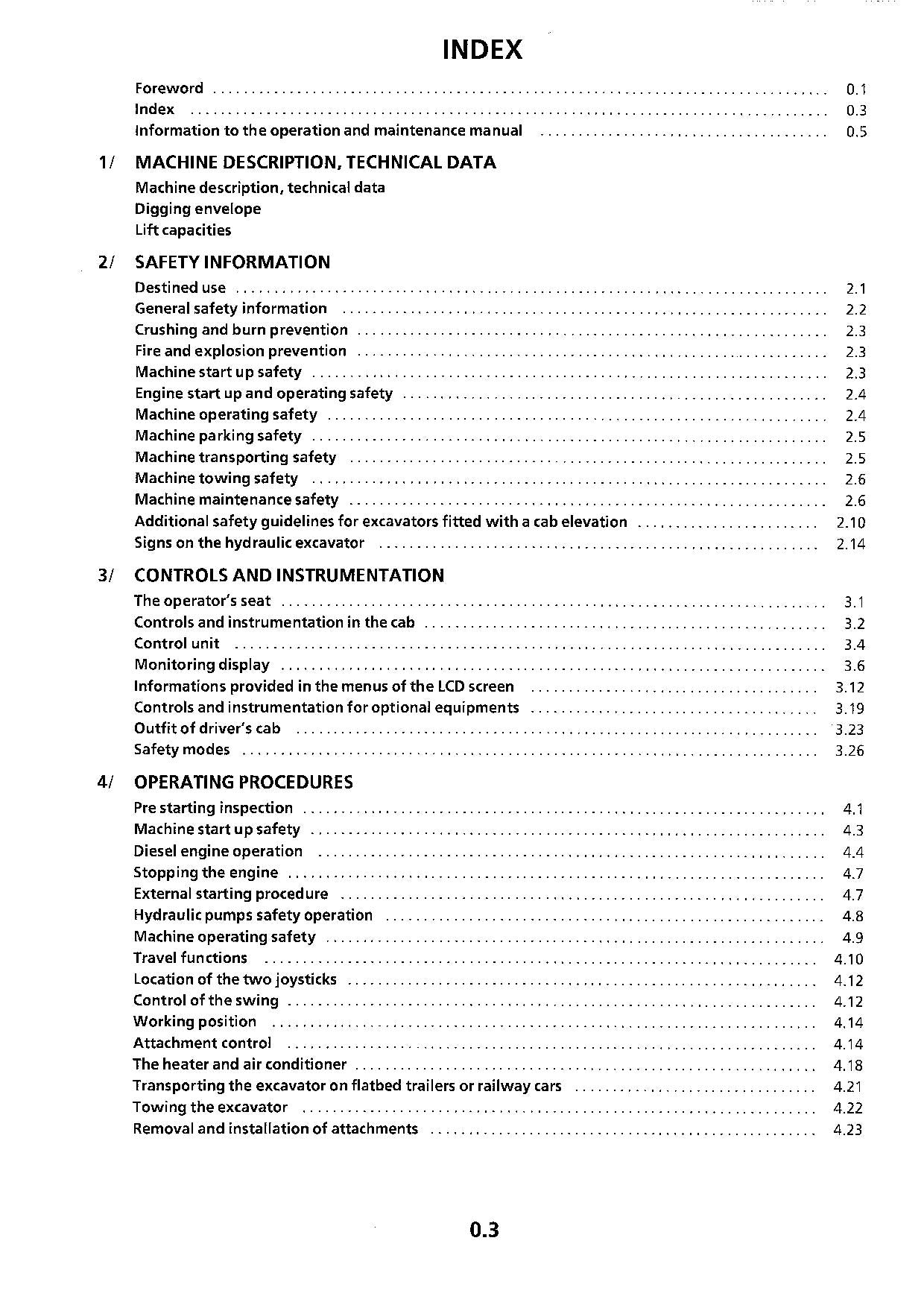 Liebherr R914 Litronic Excavator Operators manual serial 6852