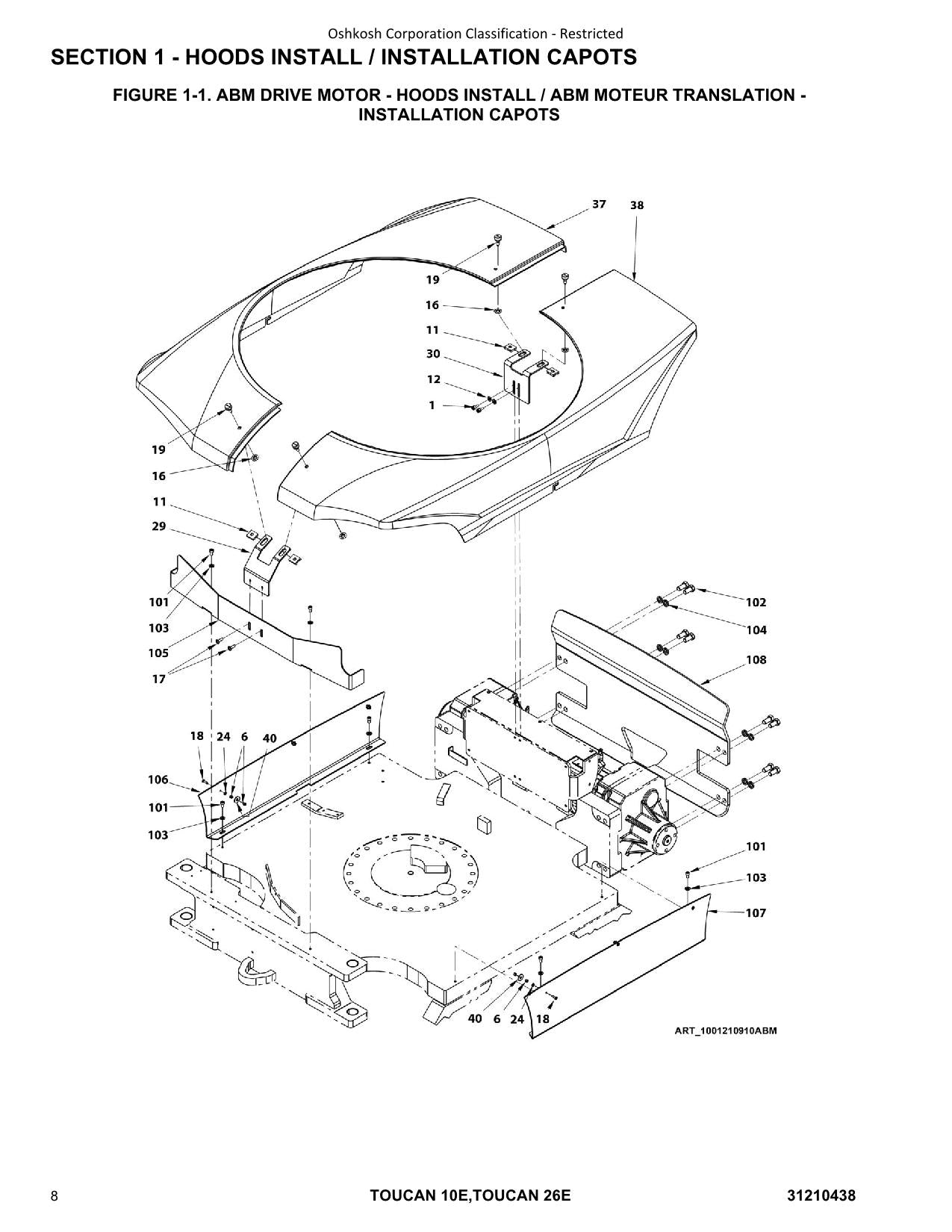 JLG  10E 26E  Vertical Lift Parts Catalog Manual