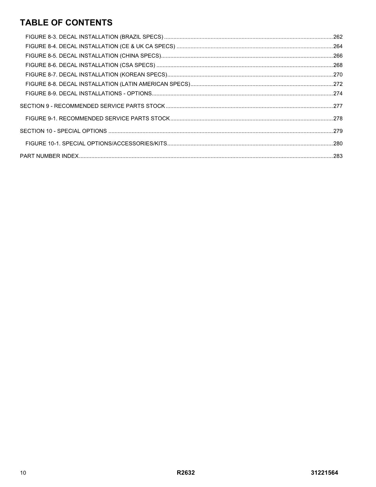 JLG R2632 Scissor Lift Parts Catalog Manual