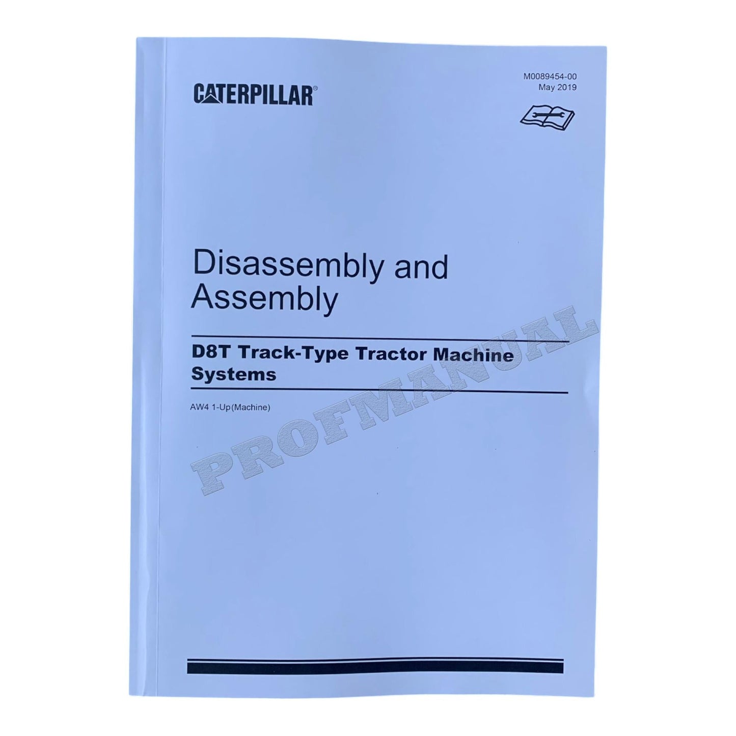 Caterpillar D8T Track Type Tractor Full Service Manual 20 books *S. N. AW4 1 and UP