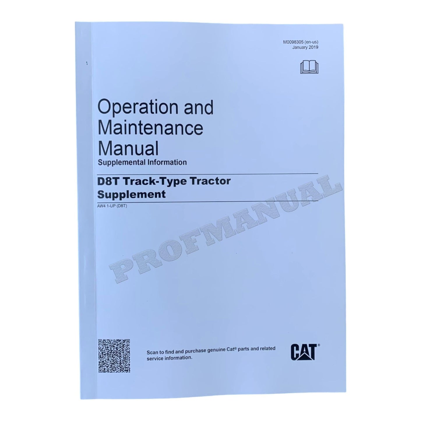 Caterpillar D8T Track Type Tractor Full Service Manual 20 books *S. N. AW4 1 and UP