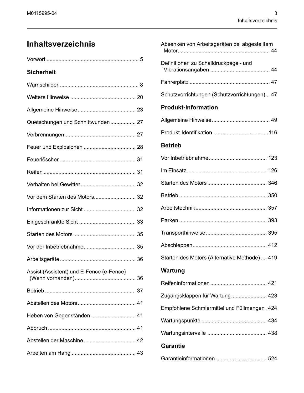 Caterpillar M315 M317 M319 CR Mobilbagger Betriebs- und Wartungshandbuch