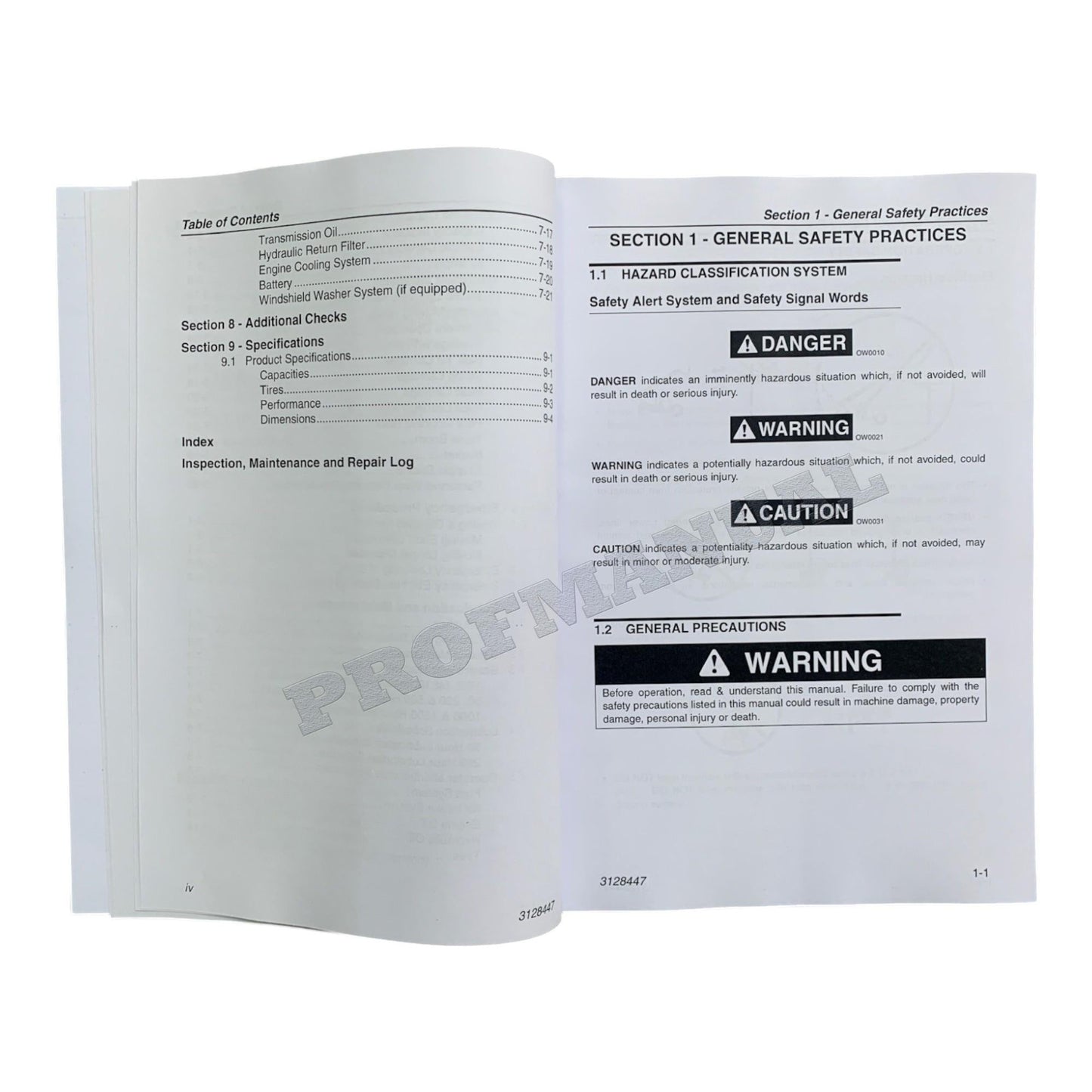 JLG G10-55A G12-55A AccuPlace Telehandler Maintenance Operation Operators Manual