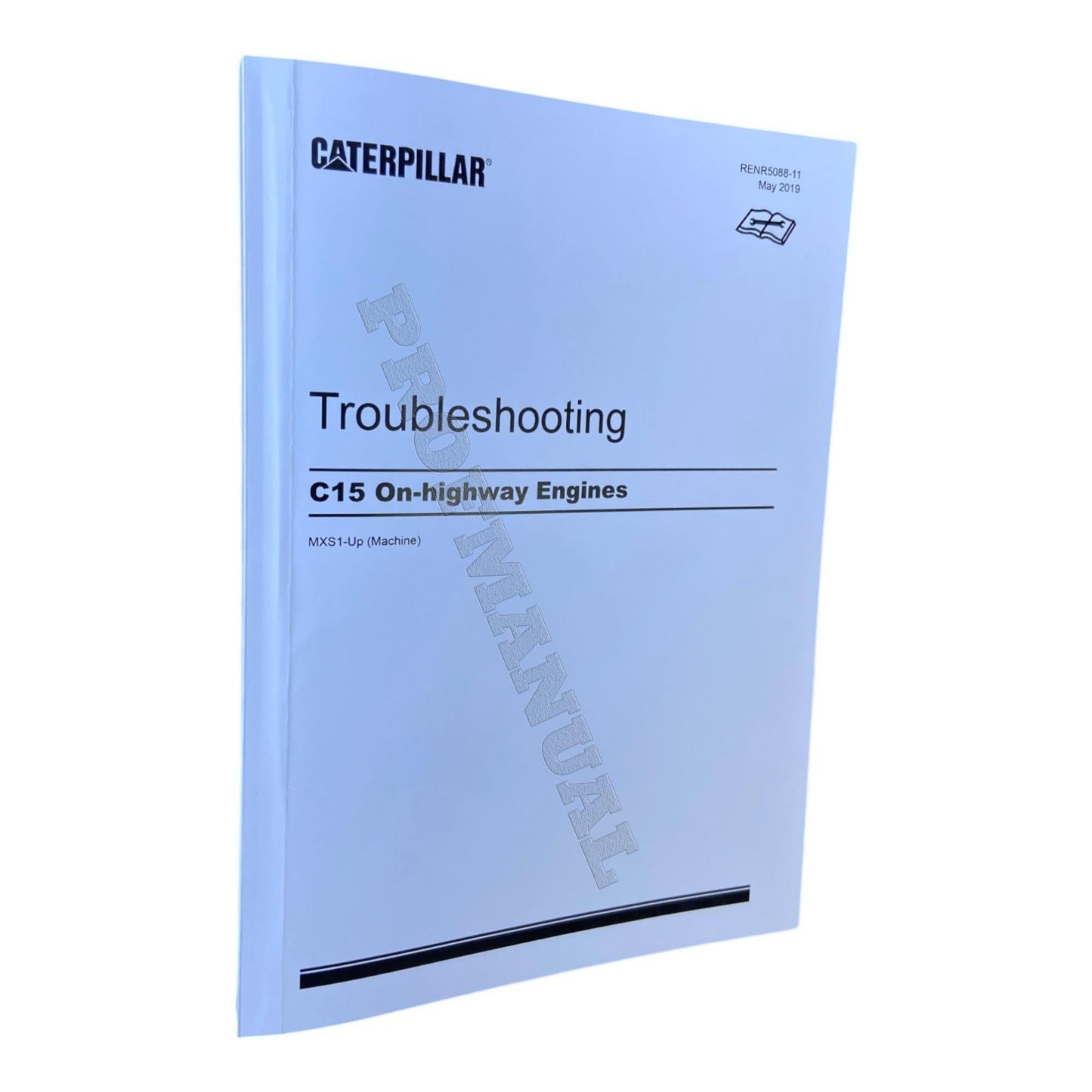 Caterpillar C15 On-Highway Engine Troubleshooting Service Manual SN MXS-Up