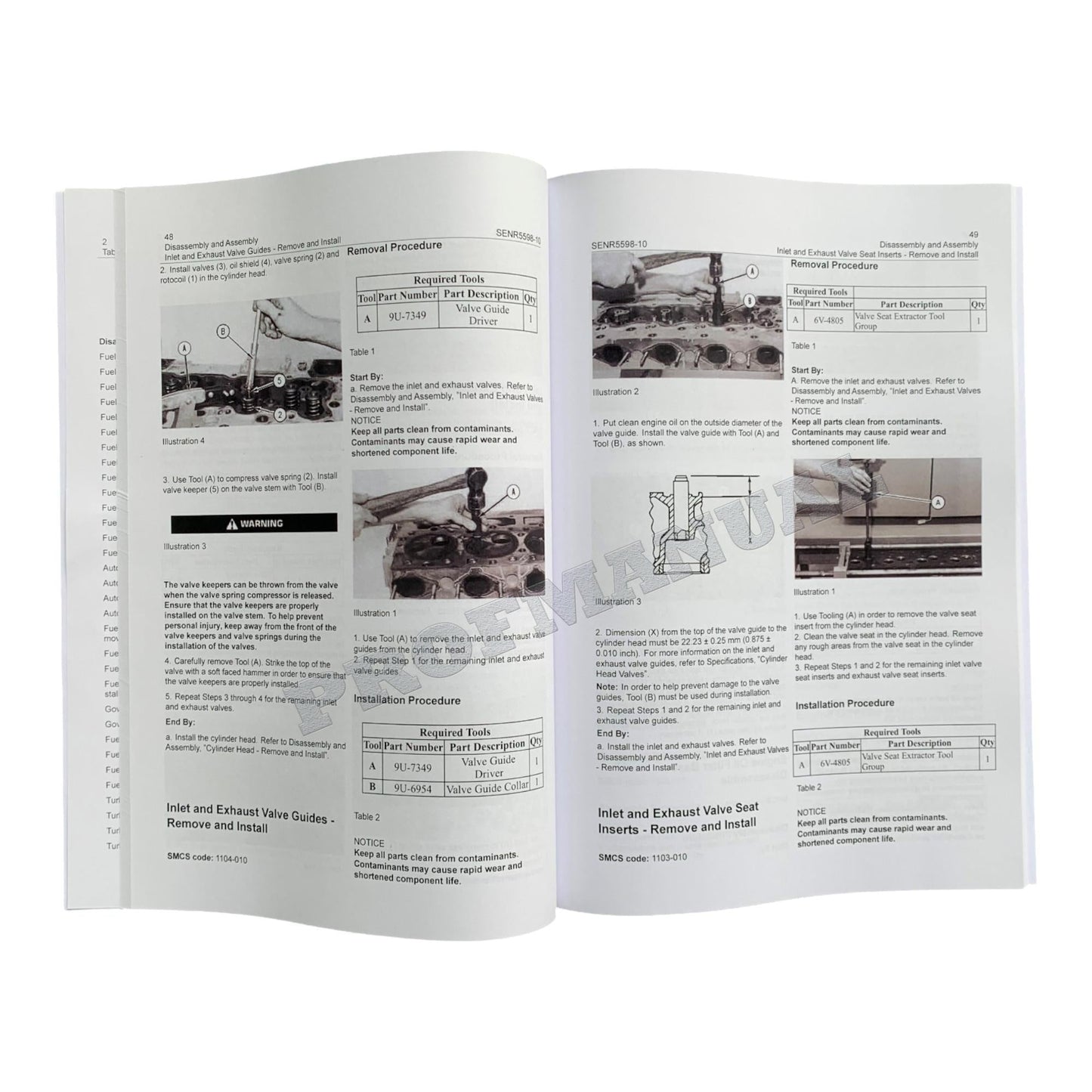 Caterpillar 3306C Engine D6T Operation Test Adjusting Assembly Service Manual SET