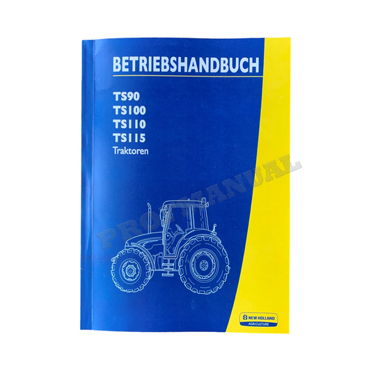 New Holland TS90 TS100 TS110 TS115 traktor betriebsanleitung #2