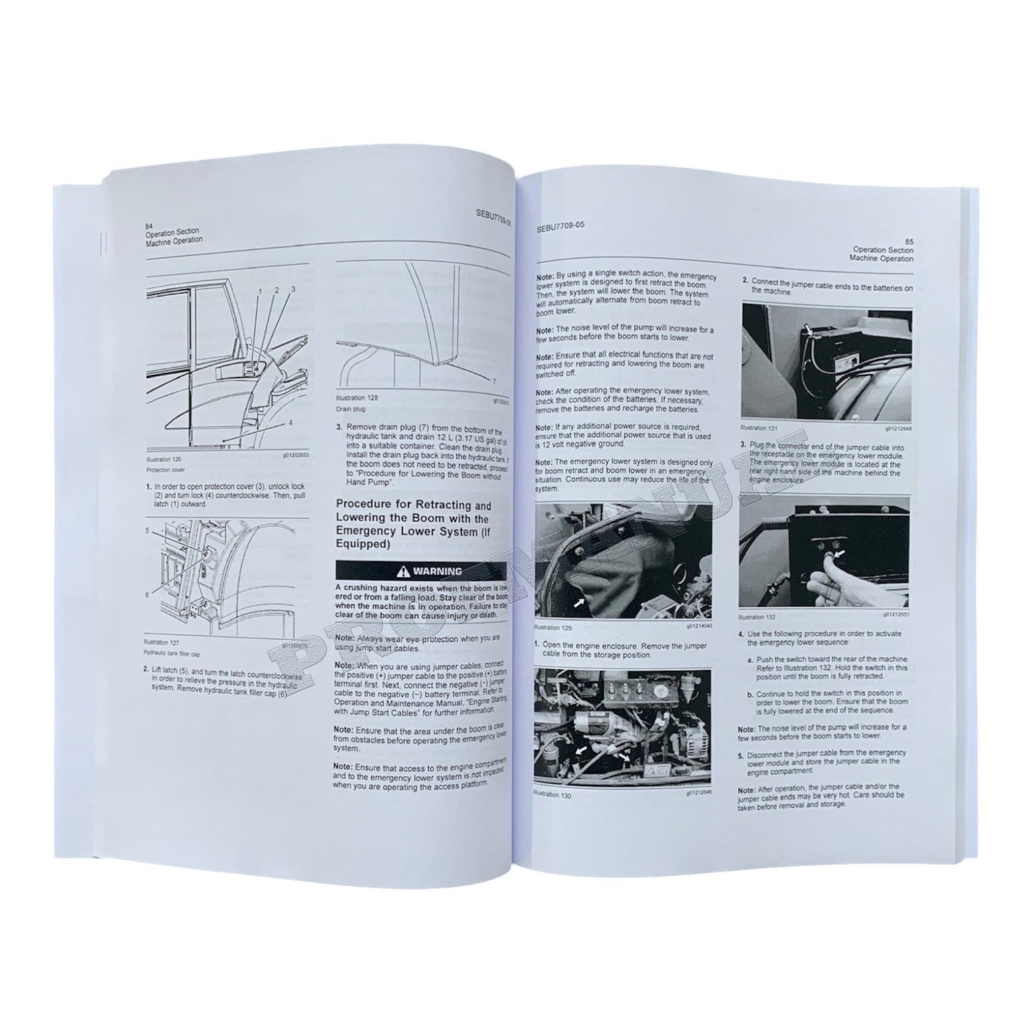 CATERPILLAR CAT TH580B TELEHANDLER OPERATORS MANUAL