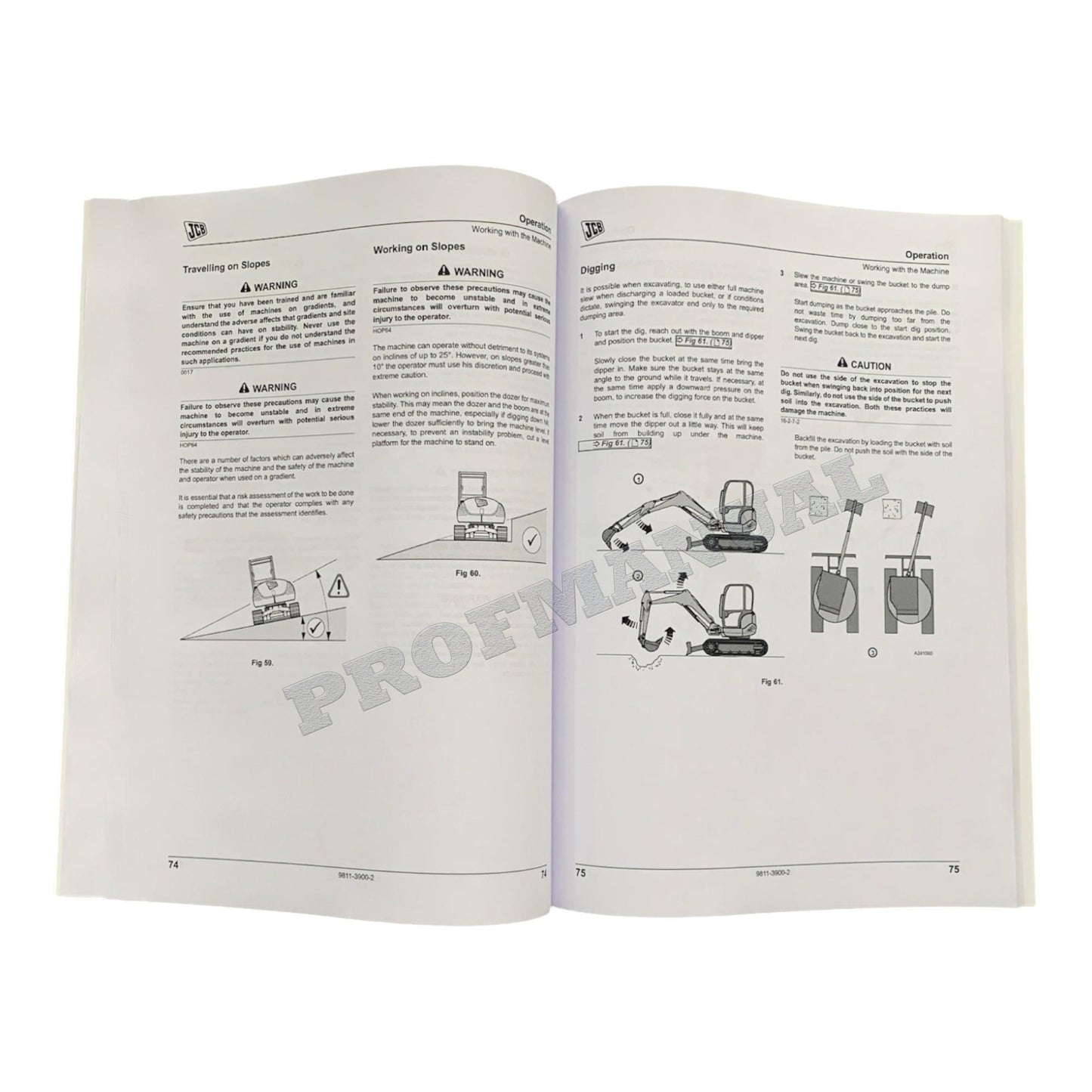 JCB 8080 Midi Excavator Operators Manual